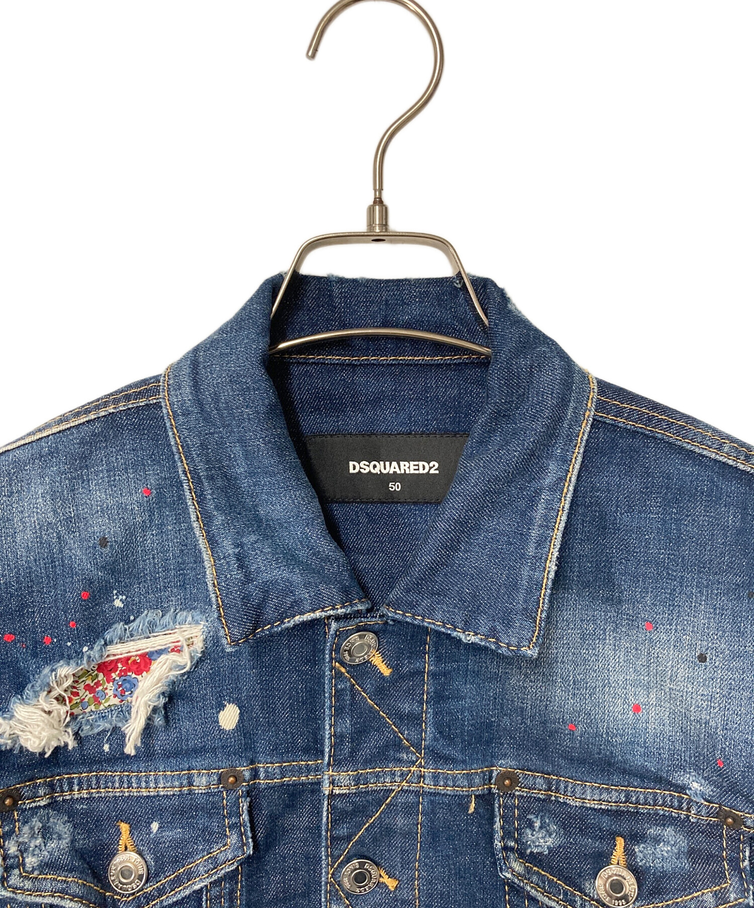 中古・古着通販】DSQUARED2 (ディースクエアード) デニムジャケット