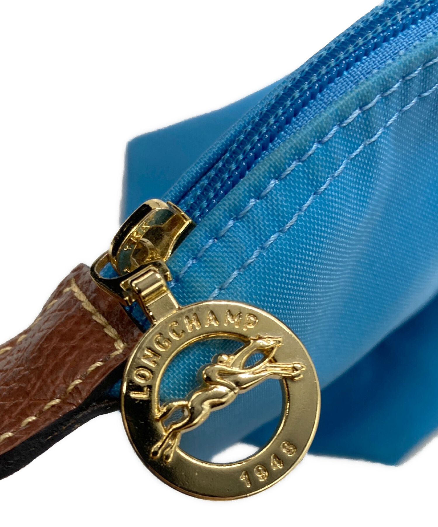 中古・古着通販】LONGCHAMP (ロンシャン) バッグ スカイブルー