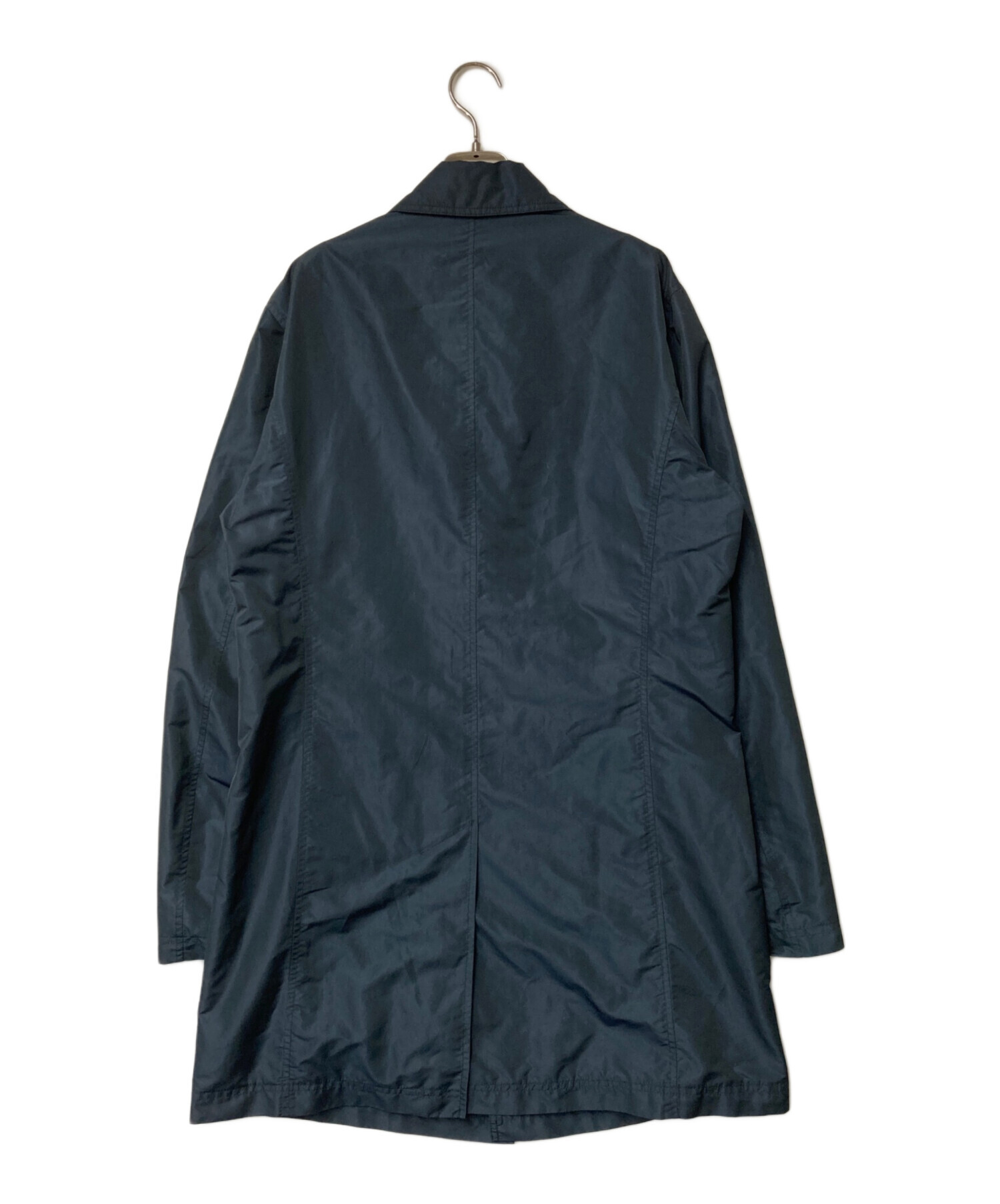 中古・古着通販】ETRO (エトロ) ステンカラーコート ネイビー サイズ