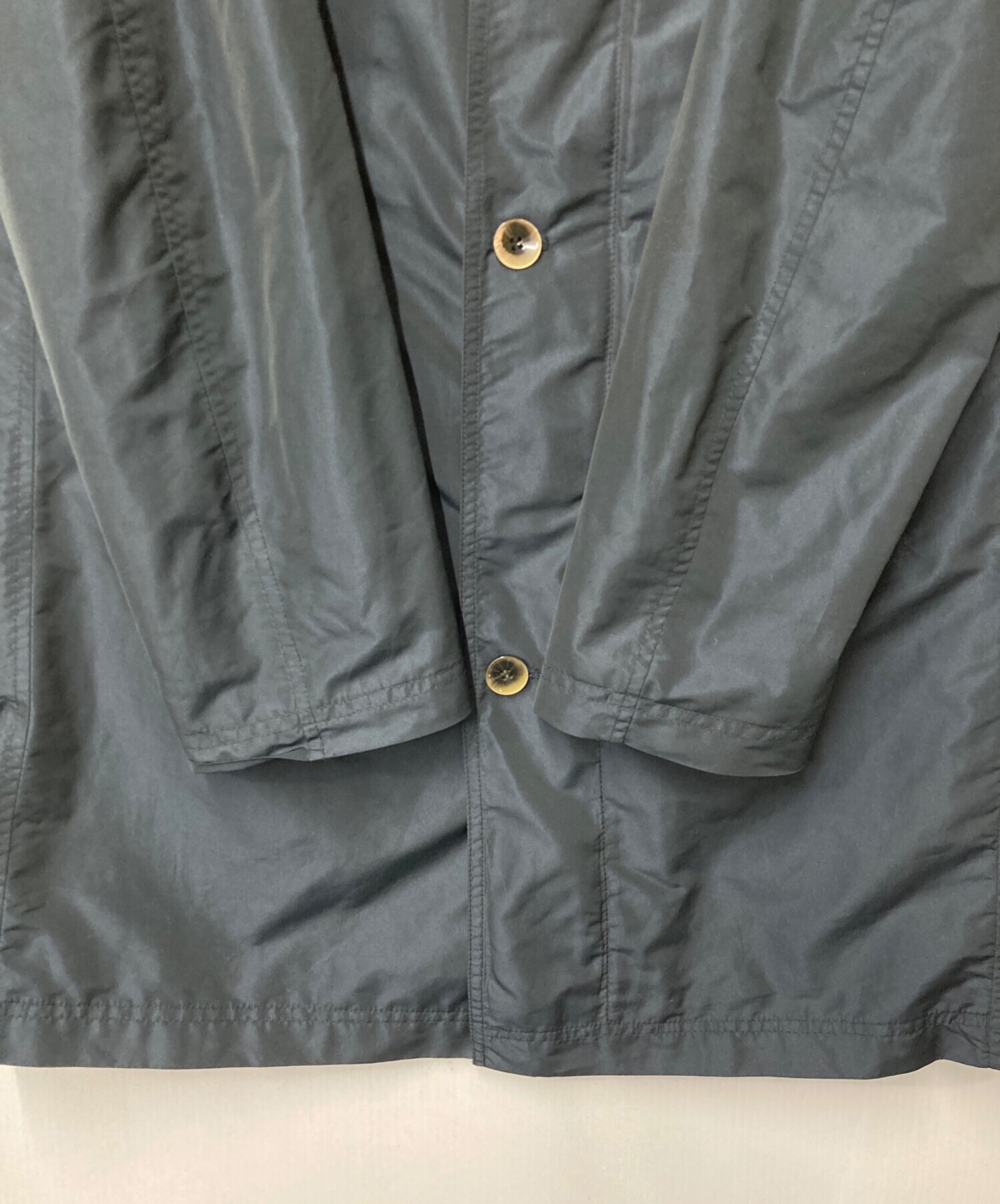 中古・古着通販】ETRO (エトロ) ステンカラーコート ネイビー サイズ