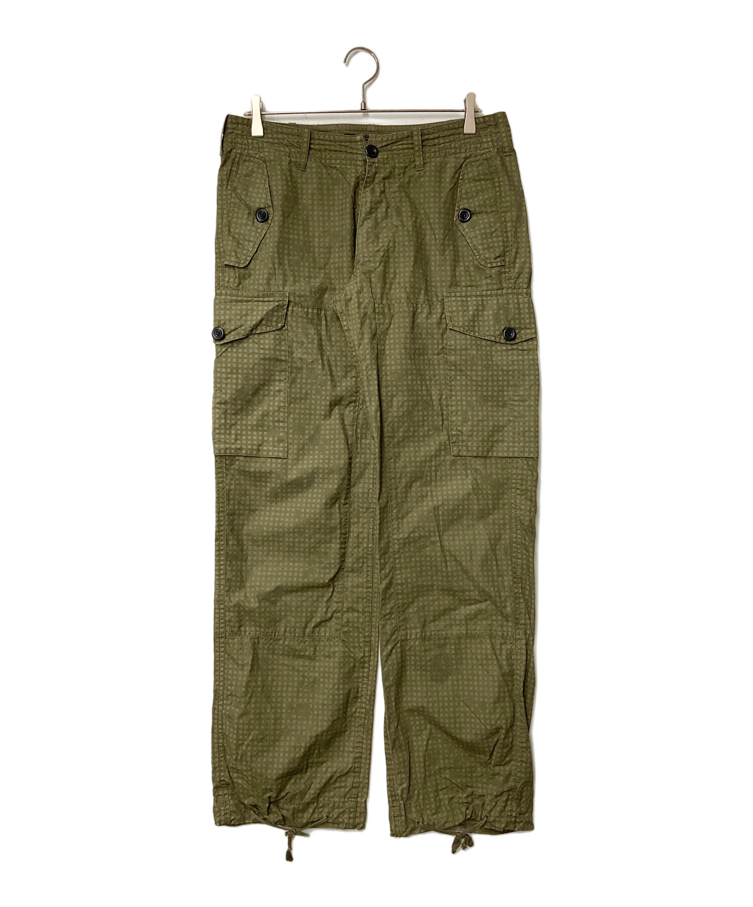 【専用】STONE  カーゴパンツ オリーブ W33 中古・古着通販】STONE ISLAND (ストーンアイランド) カーゴパンツ