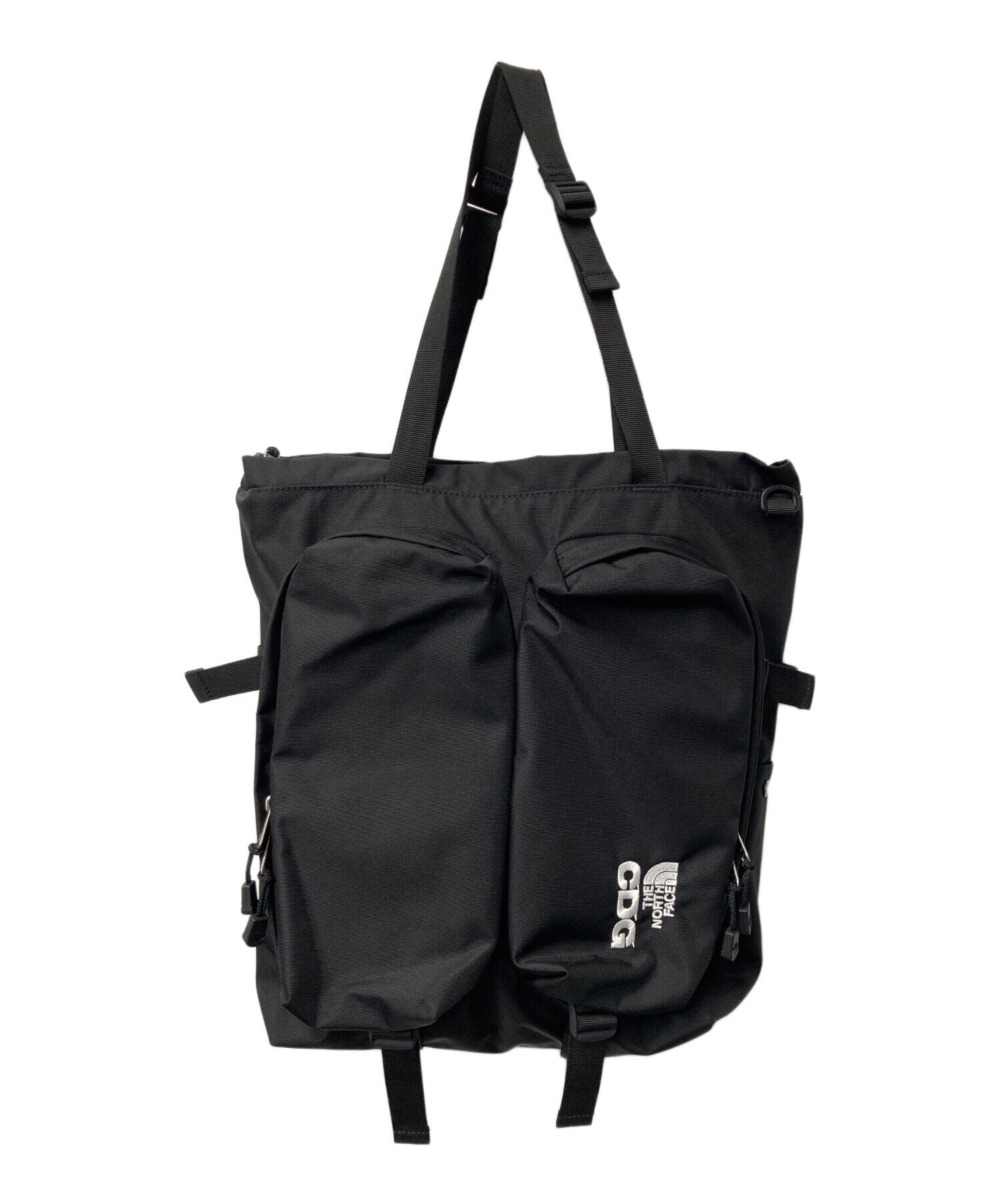 THE NORTH FACE CDG ブラック トートバッグ　TNF×CDG 中古・古着通販】THE NORTH FACE (ザ ノース フェイス) CDG (シー
