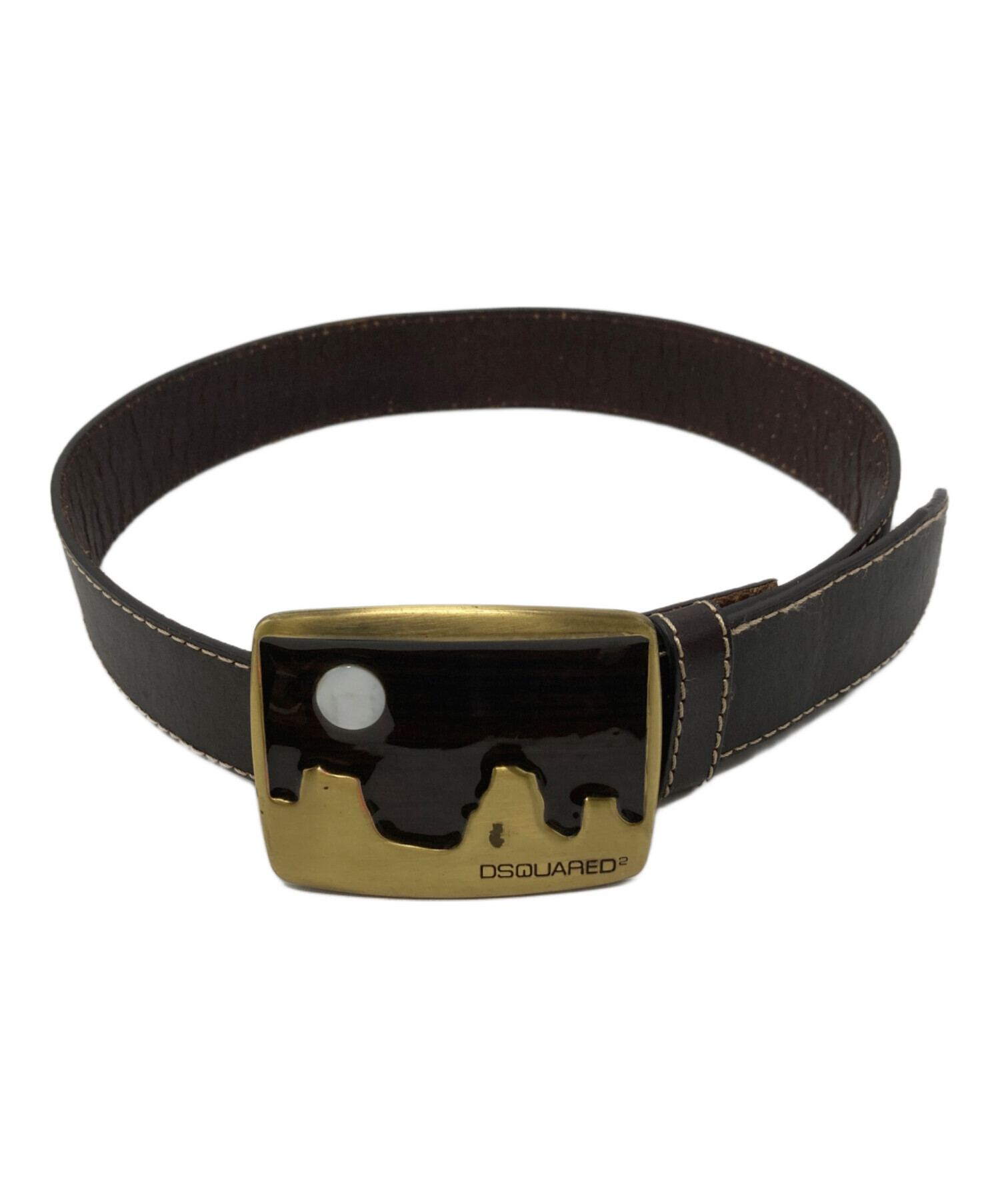 中古・古着通販】DSQUARED2 (ディースクエアード) レザーベルト