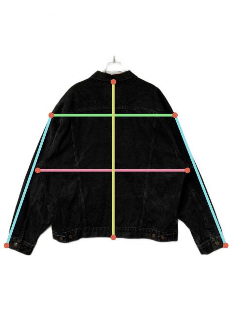 モジャ　✦LEVI'S✦ 2nd USEDブラック！ 中古・古着通販】LEVI'S (リーバイス) 90'S 後染めデニムジャケット