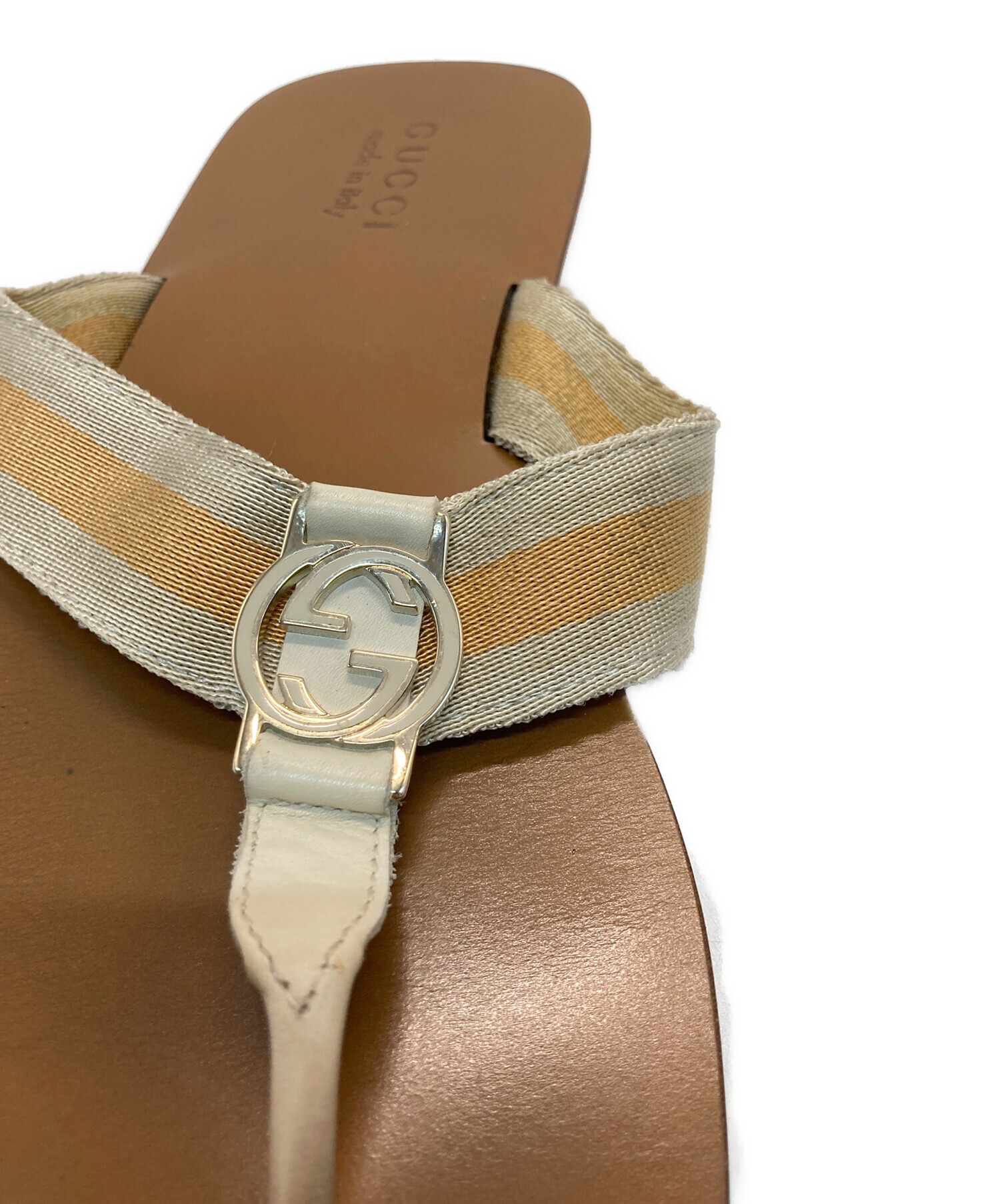 中古・古着通販】GUCCI (グッチ) インターロッキングGサンダル