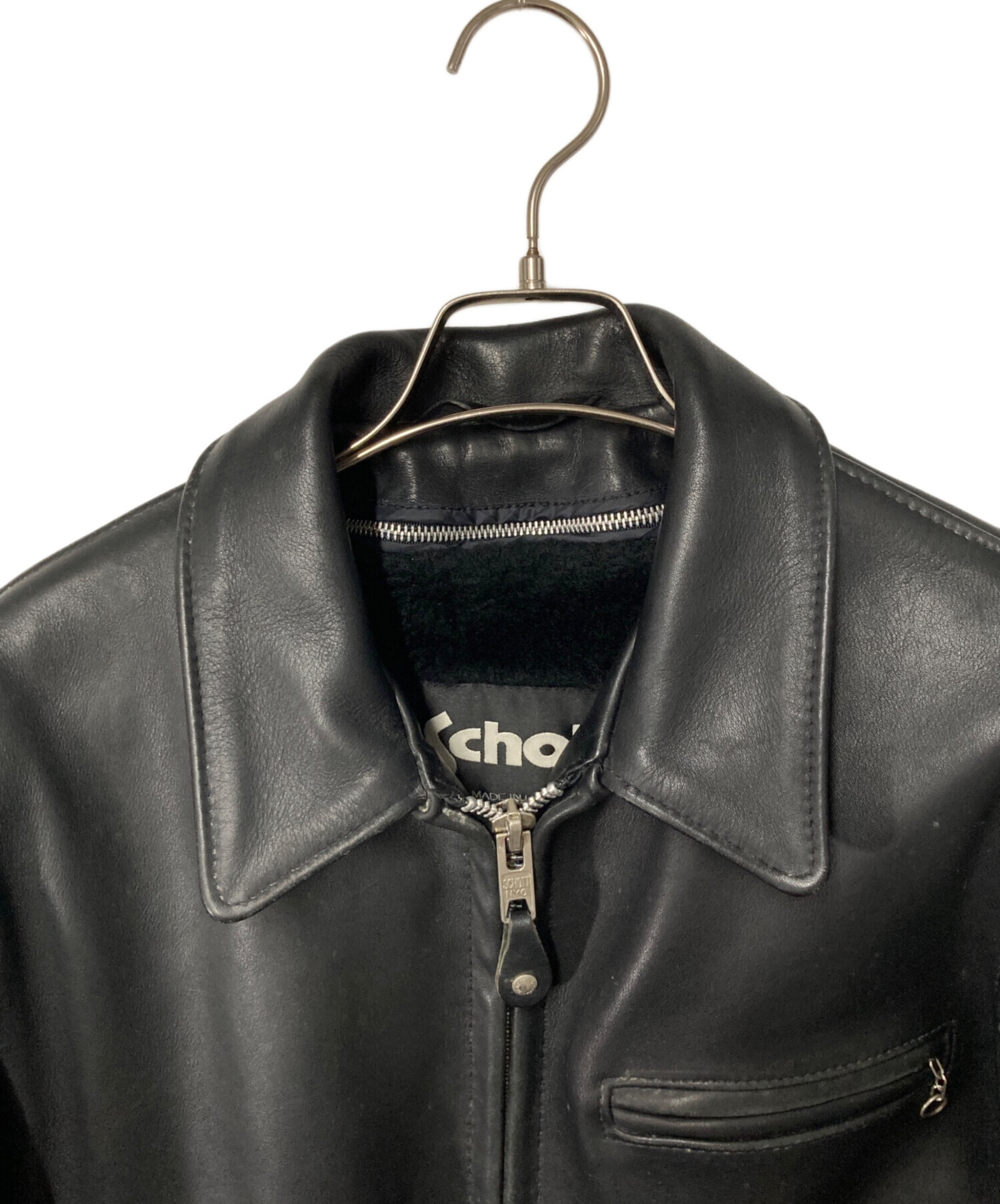 中古・古着通販】Schott (ショット) ライナー付シングルライダース