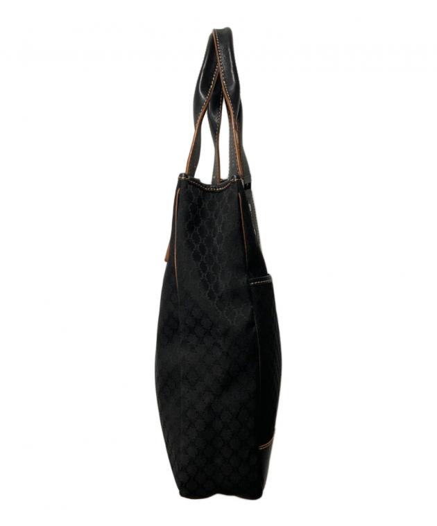 中古・古着通販】CELINE (セリーヌ) マカダム柄トートバッグ ブラック