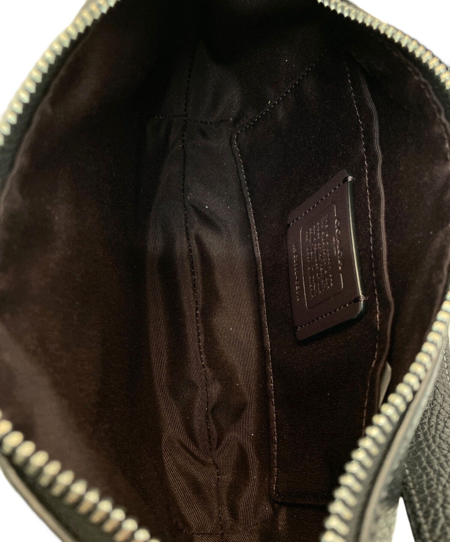 新品　未使用　COACH コーチ C3376 ショルダーバッグ ターンロック　黒 中古・古着通販】COACH (コーチ) ワンショルダーバッグ ブラック