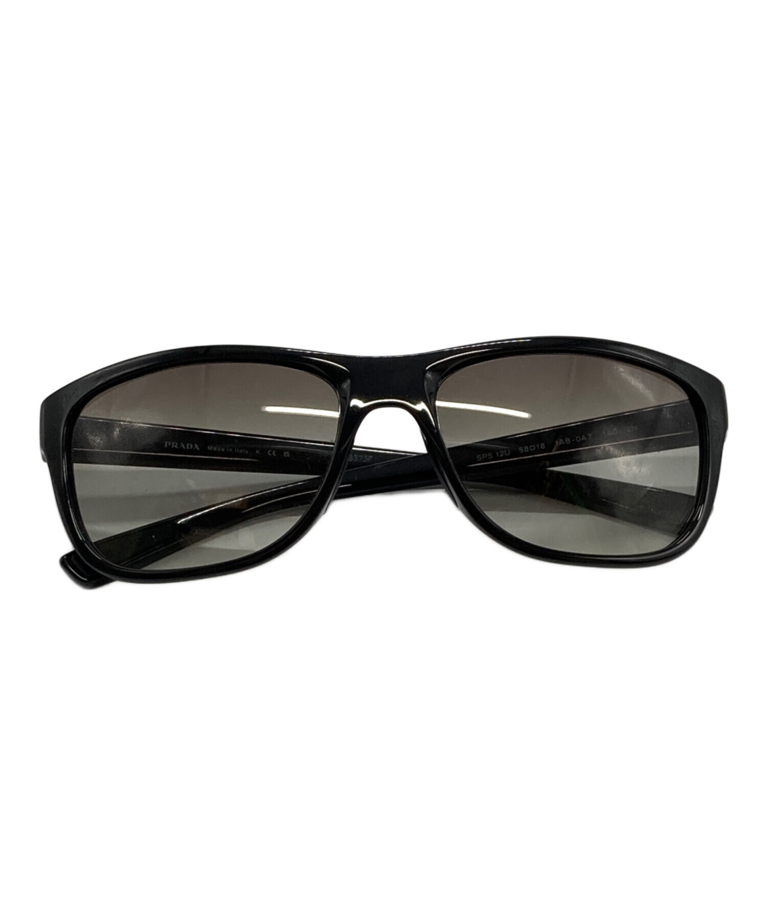 中古・古着通販】PRADA (プラダ) サングラス ブラック サイズ:58□18