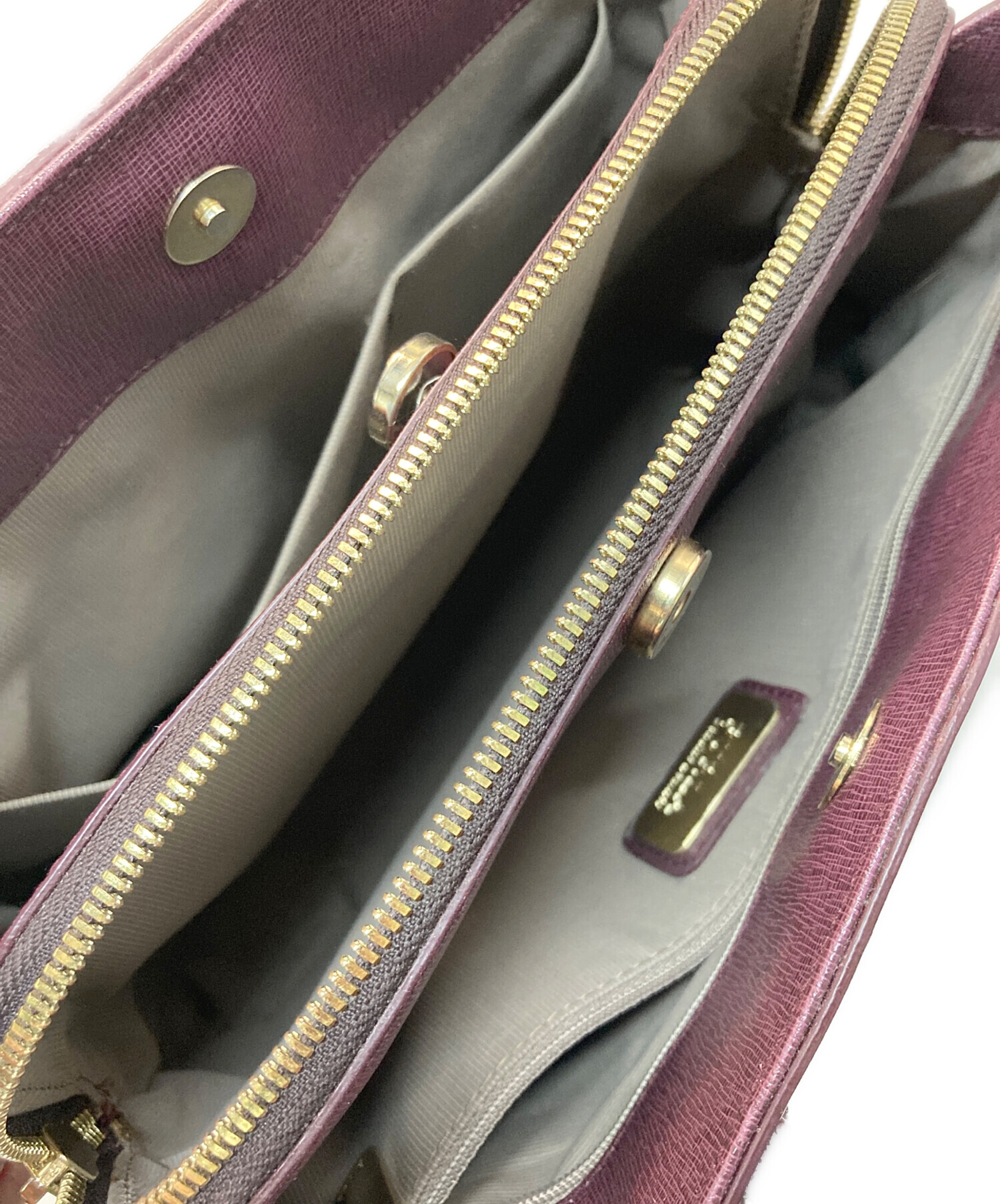 中古・古着通販】FURLA (フルラ) 2WAYショルダーバッグ ボルドー
