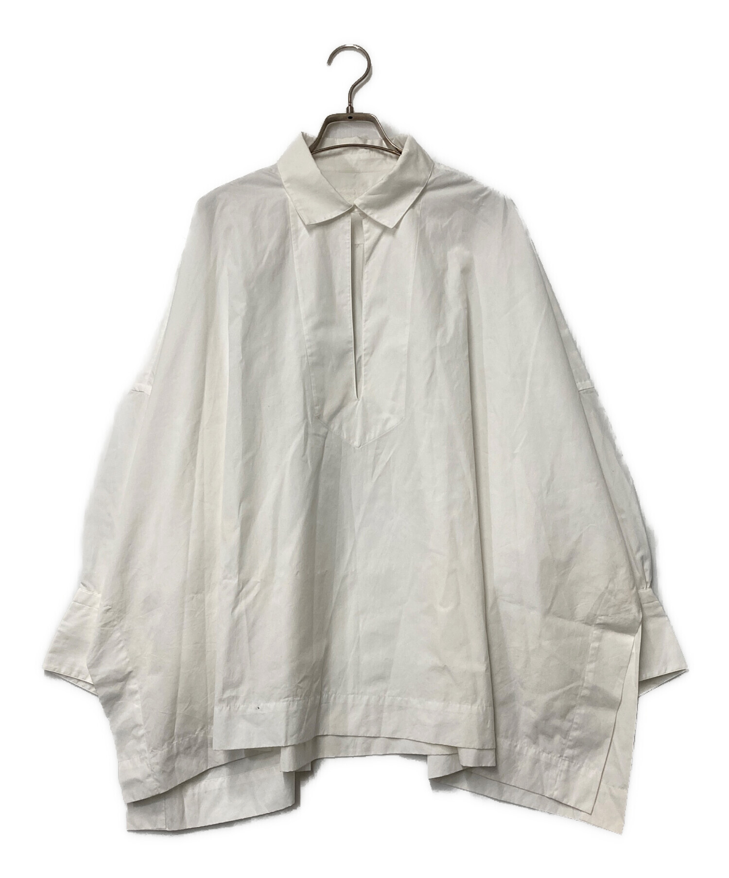 【新品未使用タグ付】YLEVE×BOURRIENNE ポンチョシャツ 中古・古着通販】YLEVE (イレーヴ) BOURRIENNE (ブリエンヌ) コットン