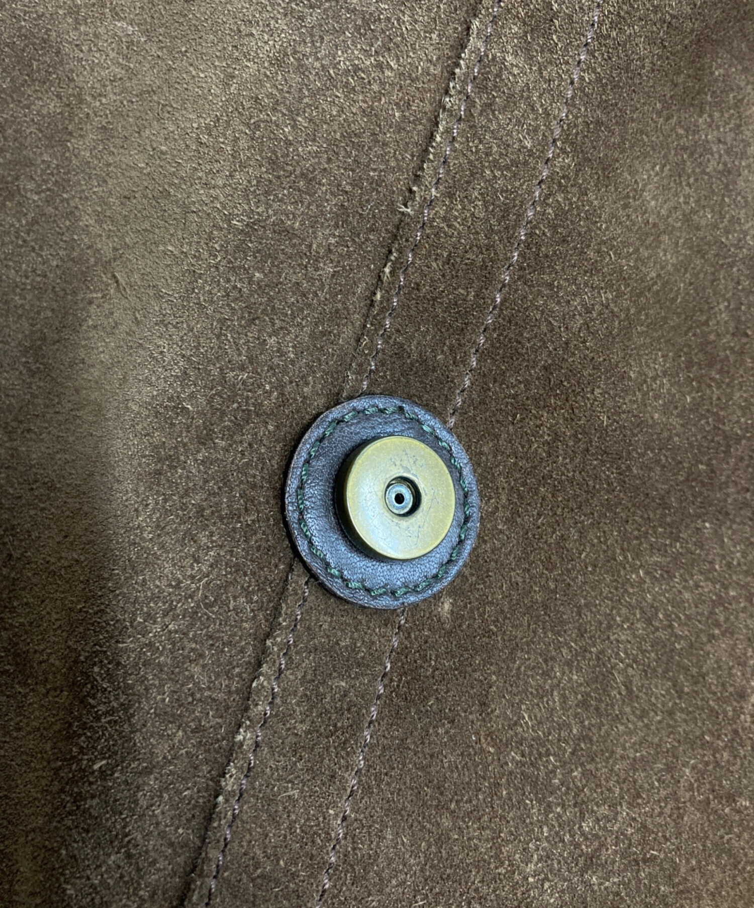 中古・古着通販】COACH (コーチ) スエードショルダーバッグ ブラウン