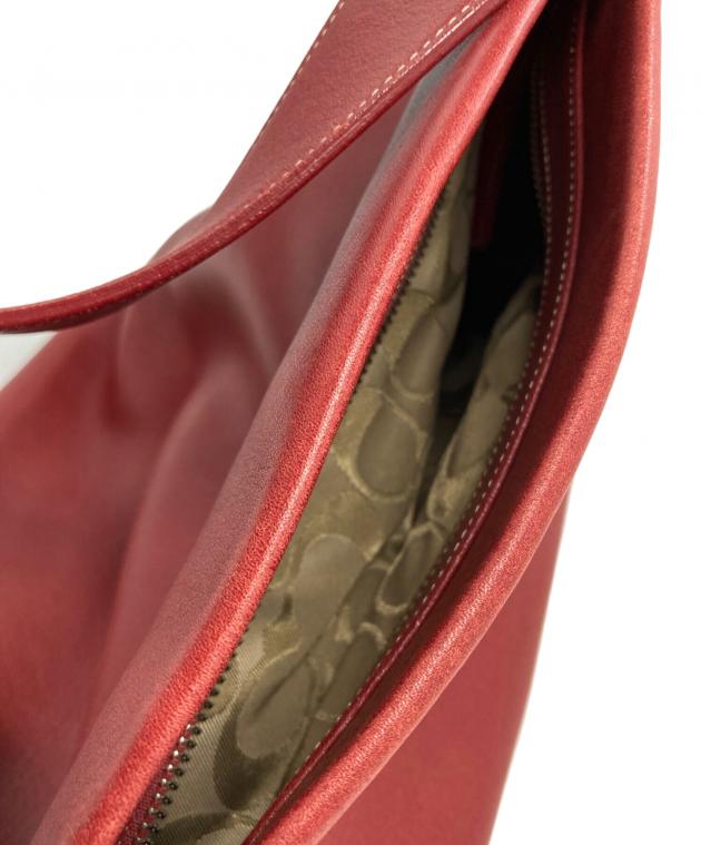 中古・古着通販】COACH (コーチ) ワンショルダーバッグ レッド