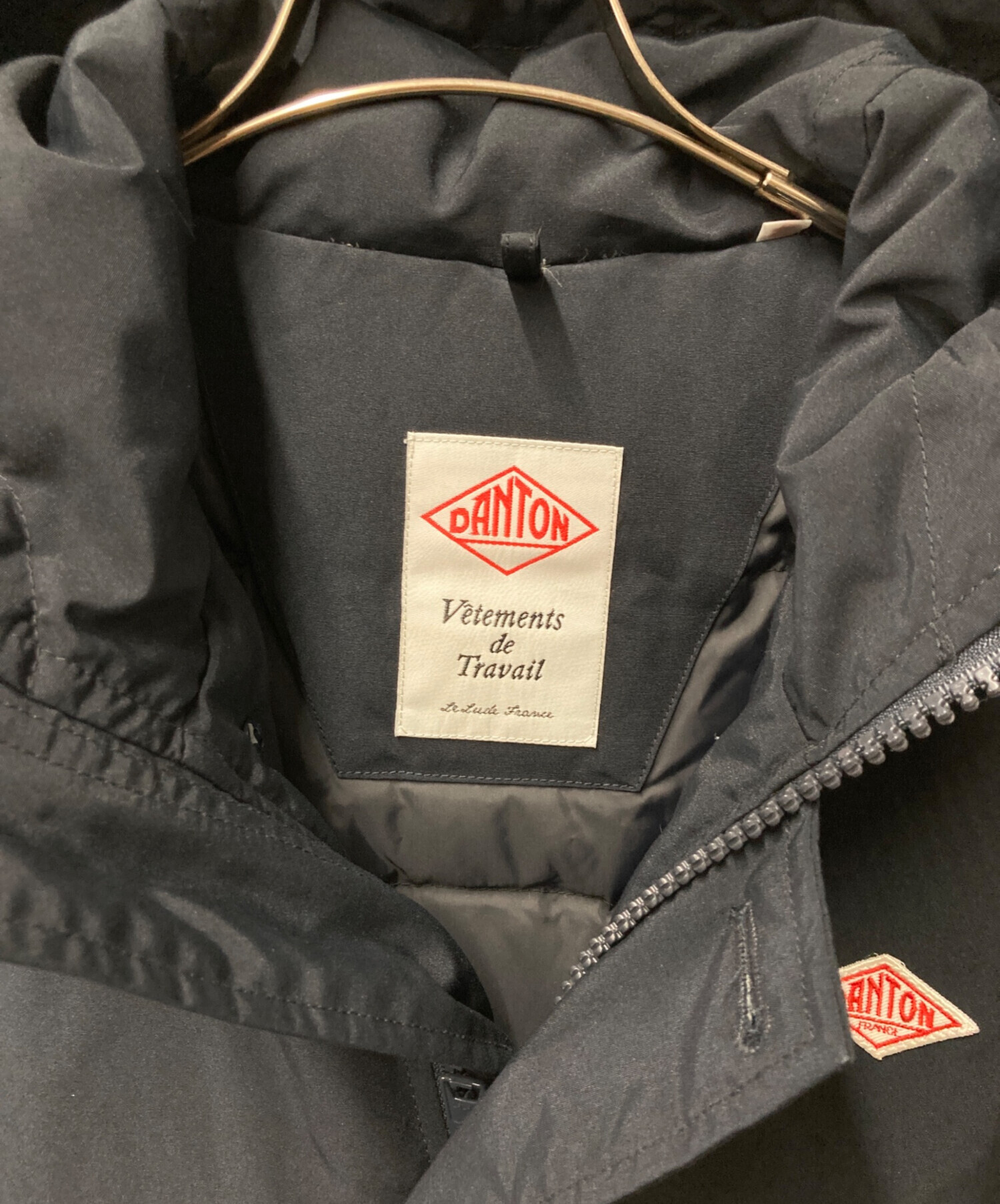中古・古着通販】DANTON (ダントン) ファー付きフードミドル丈ダウン