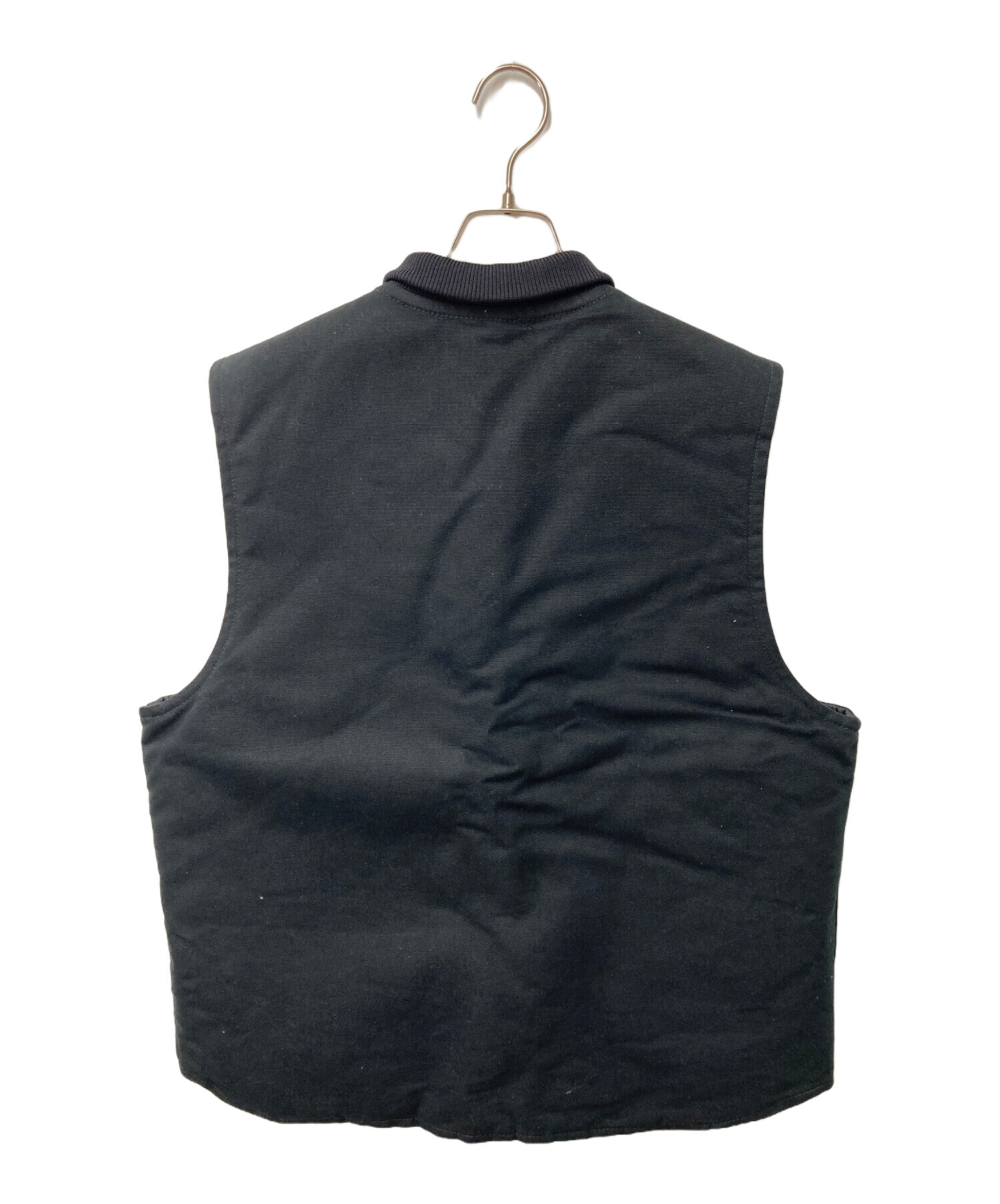 中古・古着通販】CarHartt (カーハート) ダック ワークベスト ブラック