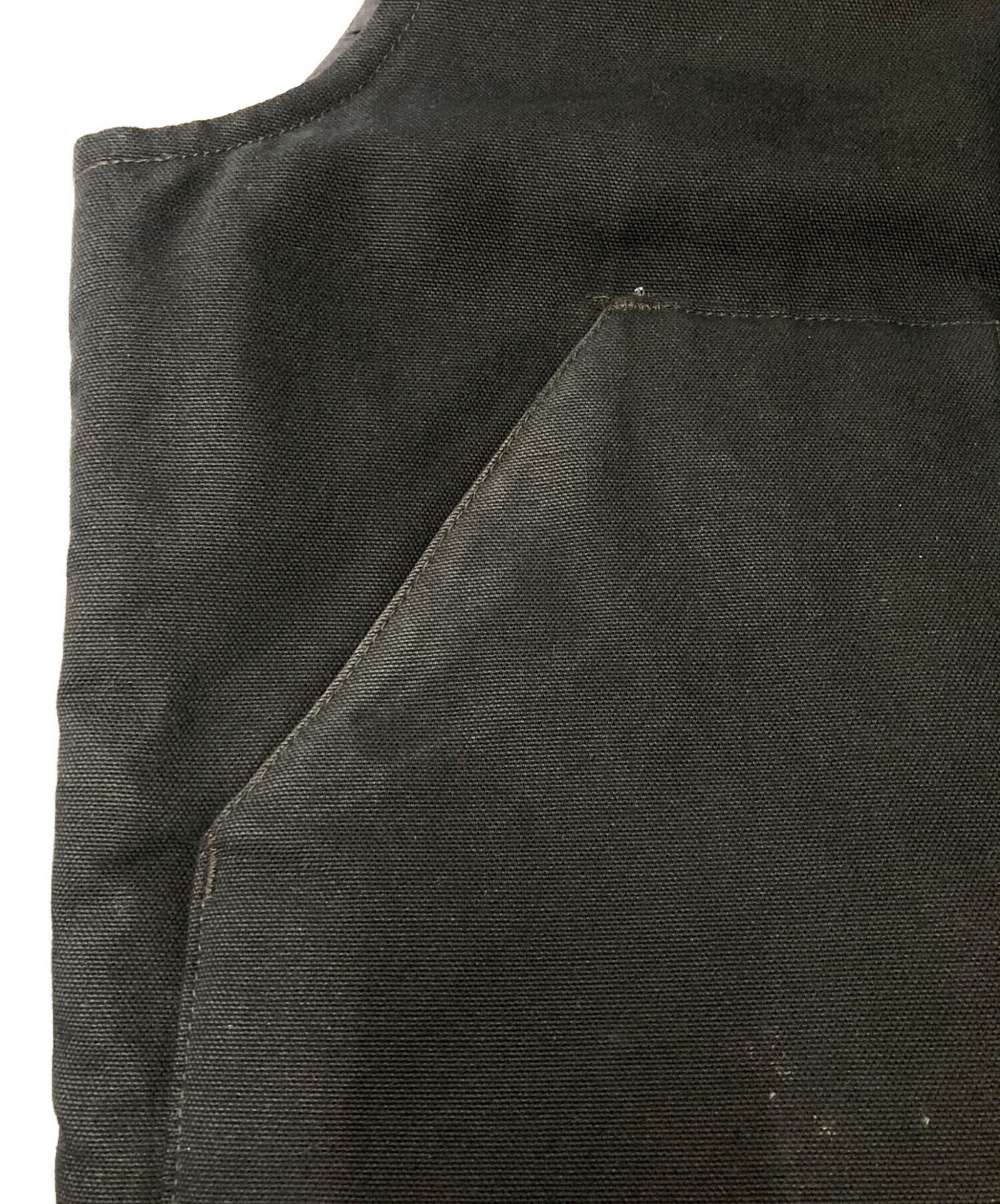 中古・古着通販】CarHartt (カーハート) ダック ワークベスト ブラック