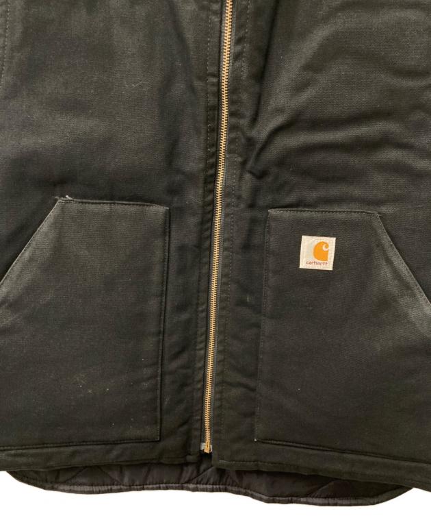 中古・古着通販】CarHartt (カーハート) ダック ワークベスト ブラック