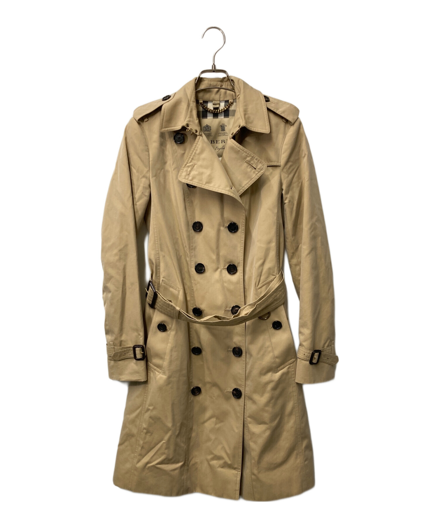 BURBERRY トレンチコート サイズ38 ベージュ 中古・古着通販】BURBERRY LONDON (バーバリーロンドン) トレンチ