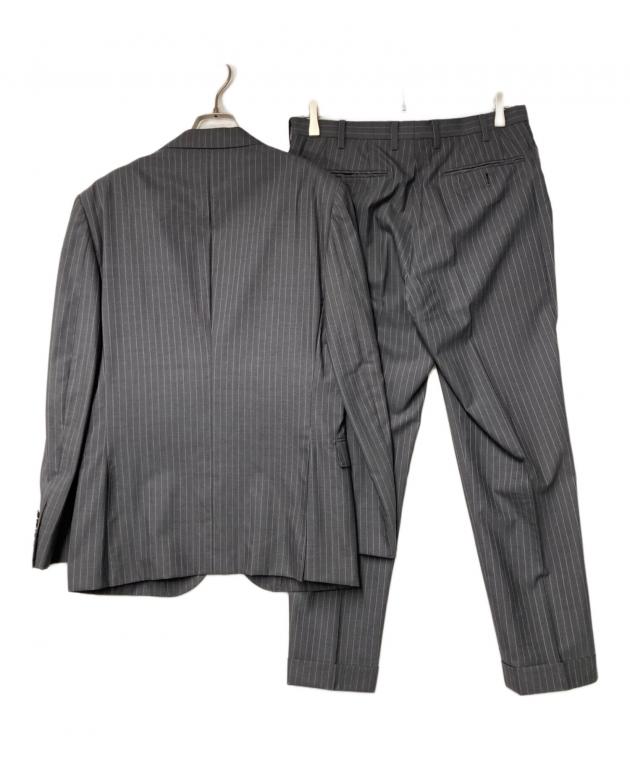 BURBERRY BLACK LABEL スーツ セットアップ ストライプ 中古・古着通販】BURBERRY BLACK LABEL (バーバリーブラックレーベル