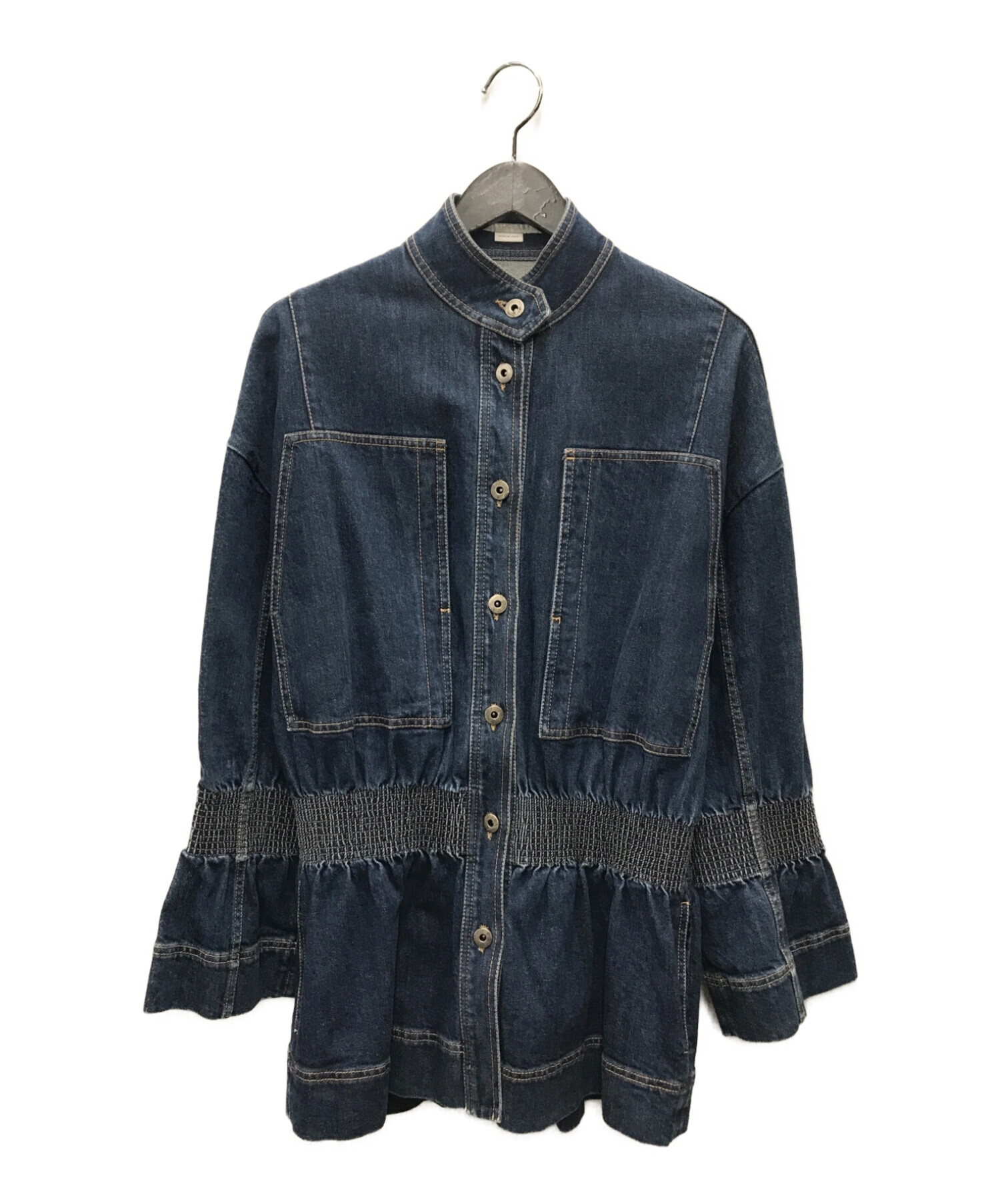 Stella McCartney デニムジャケット Sサイズ 中古・古着通販】STELLA McCARTNEY (ステラマッカートニー) ギャザー