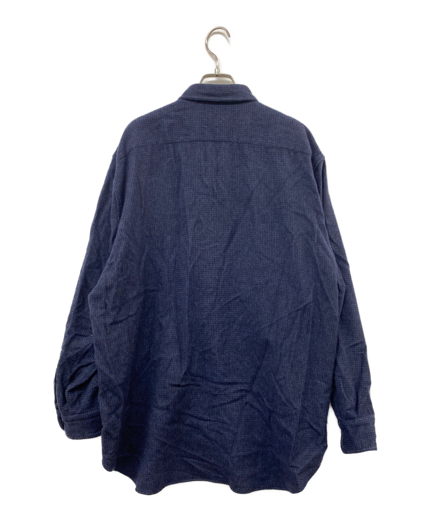 24AW comoli コモリ ウールカシミヤCPO シャツ サイズ3 COMOLI ウール