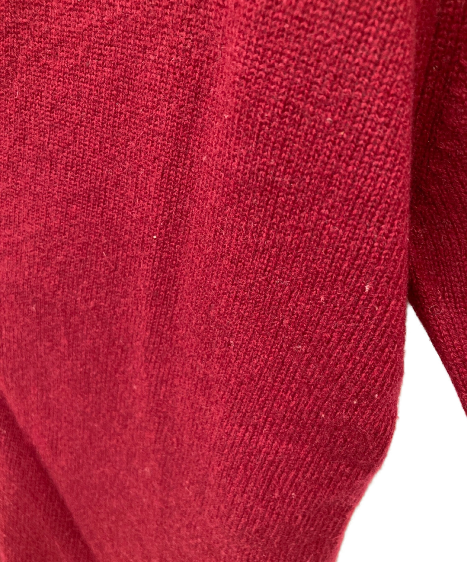 中古・古着通販】CHANEL (シャネル) コントラストトリムカシミア  