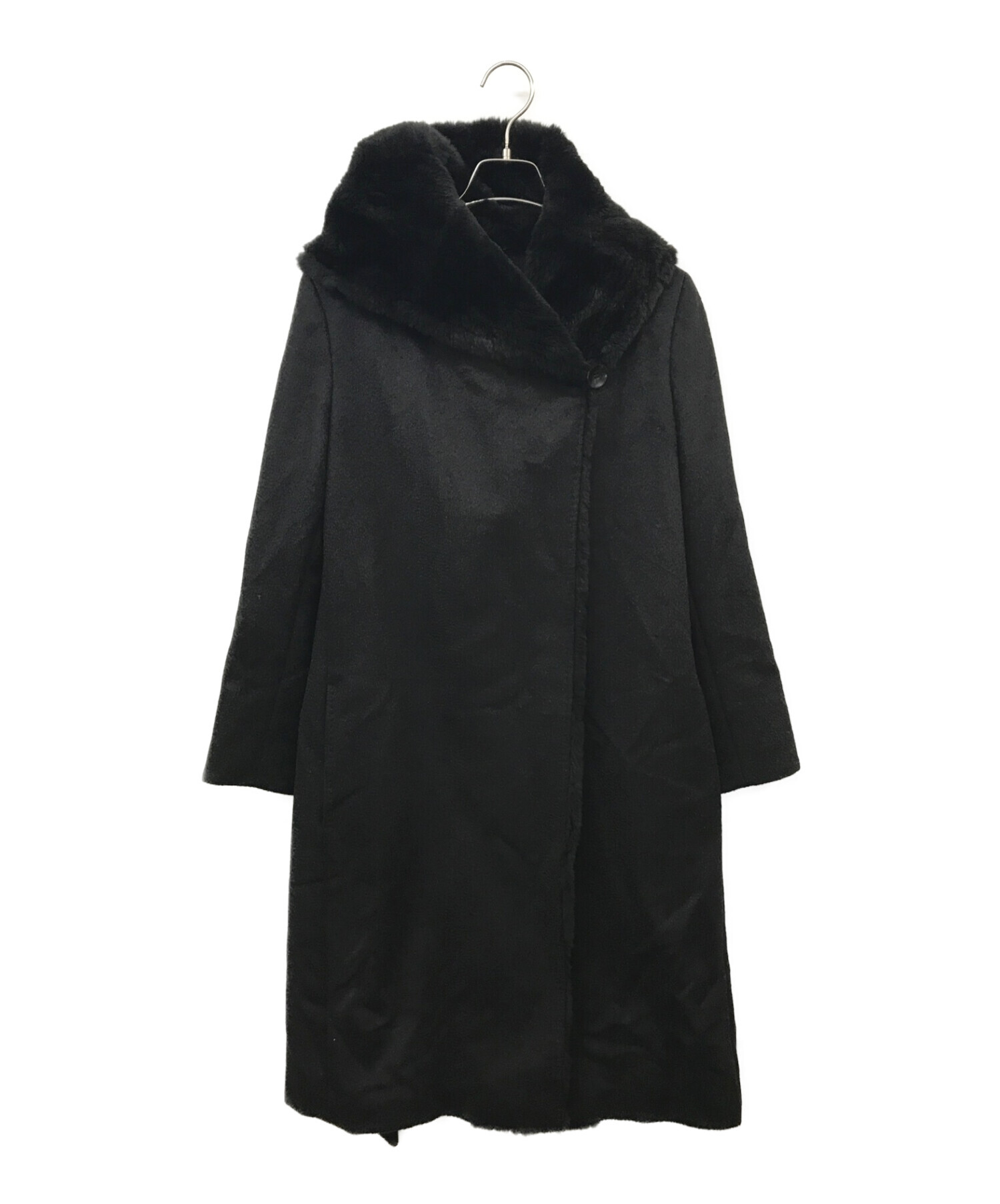 中古・古着通販】MaxMara (マックスマーラ) アルパカ×ウールベルテッド