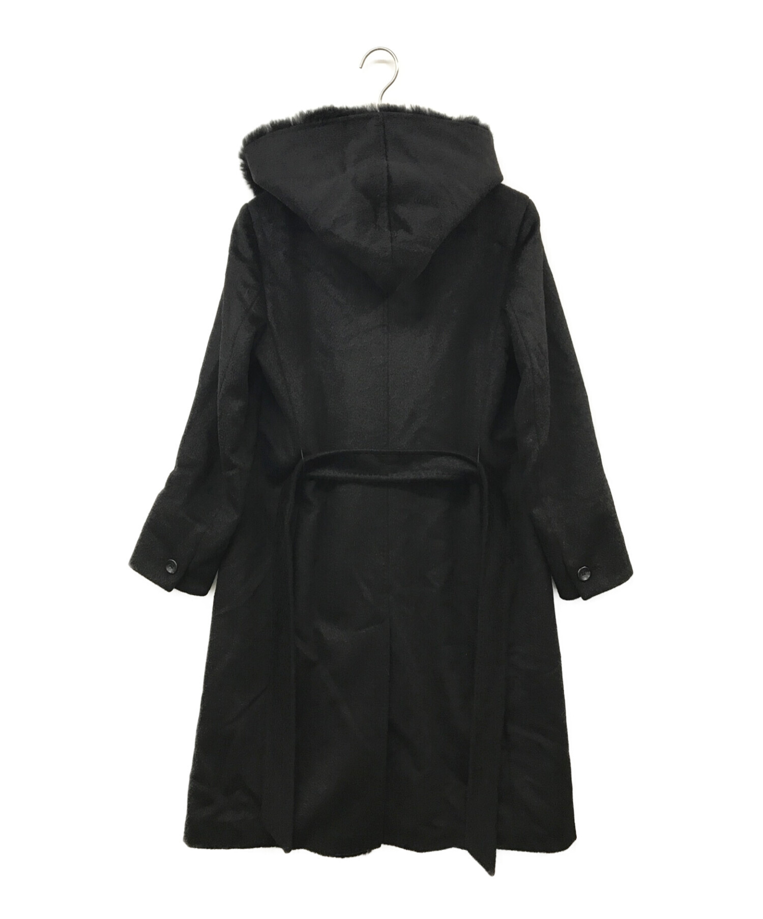 中古・古着通販】MaxMara (マックスマーラ) アルパカ×ウールベルテッド