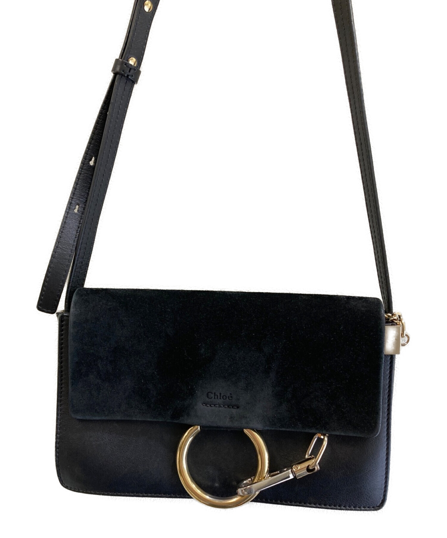 中古・古着通販】Chloe (クロエ) FAYE ミニショルダーバッグ ブラック 