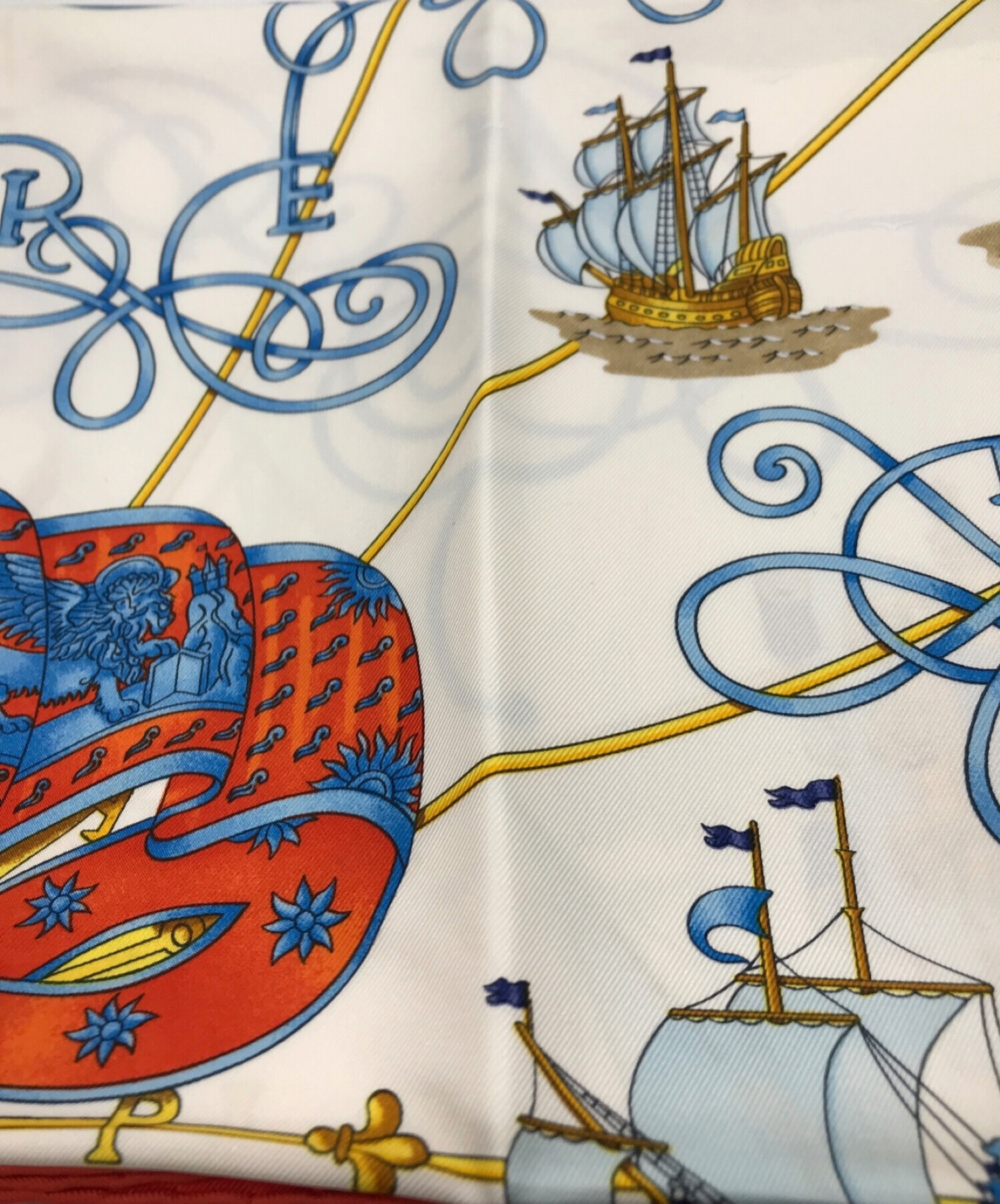 中古・古着通販】HERMES (エルメス) カレ90 光の帆船 voiles de