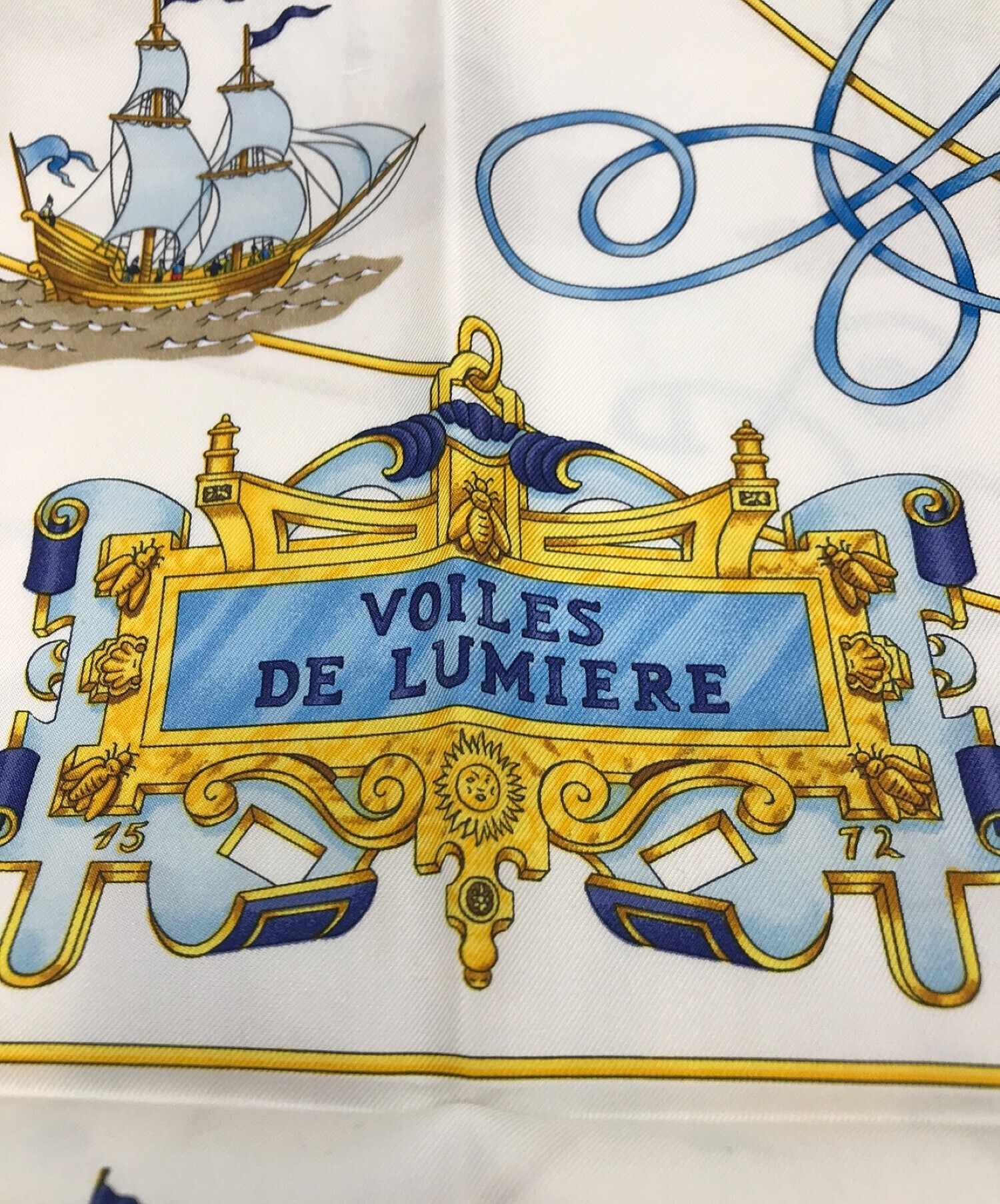 中古・古着通販】HERMES (エルメス) カレ90 光の帆船 voiles de