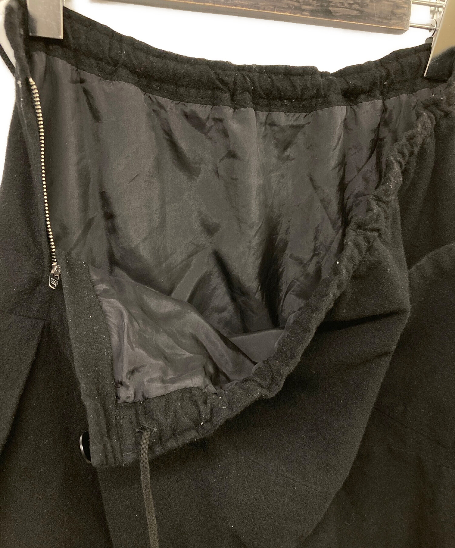 中古・古着通販】Y's (ワイズ) ペンギンサルエルパンツ ブラック