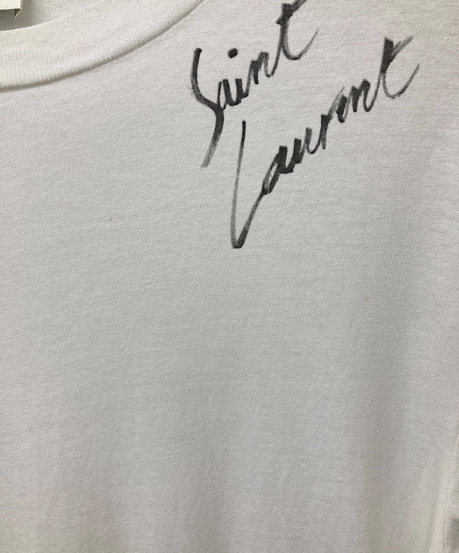 中古・古着通販】Saint Laurent Paris (サンローランパリ) ロゴTシャツ