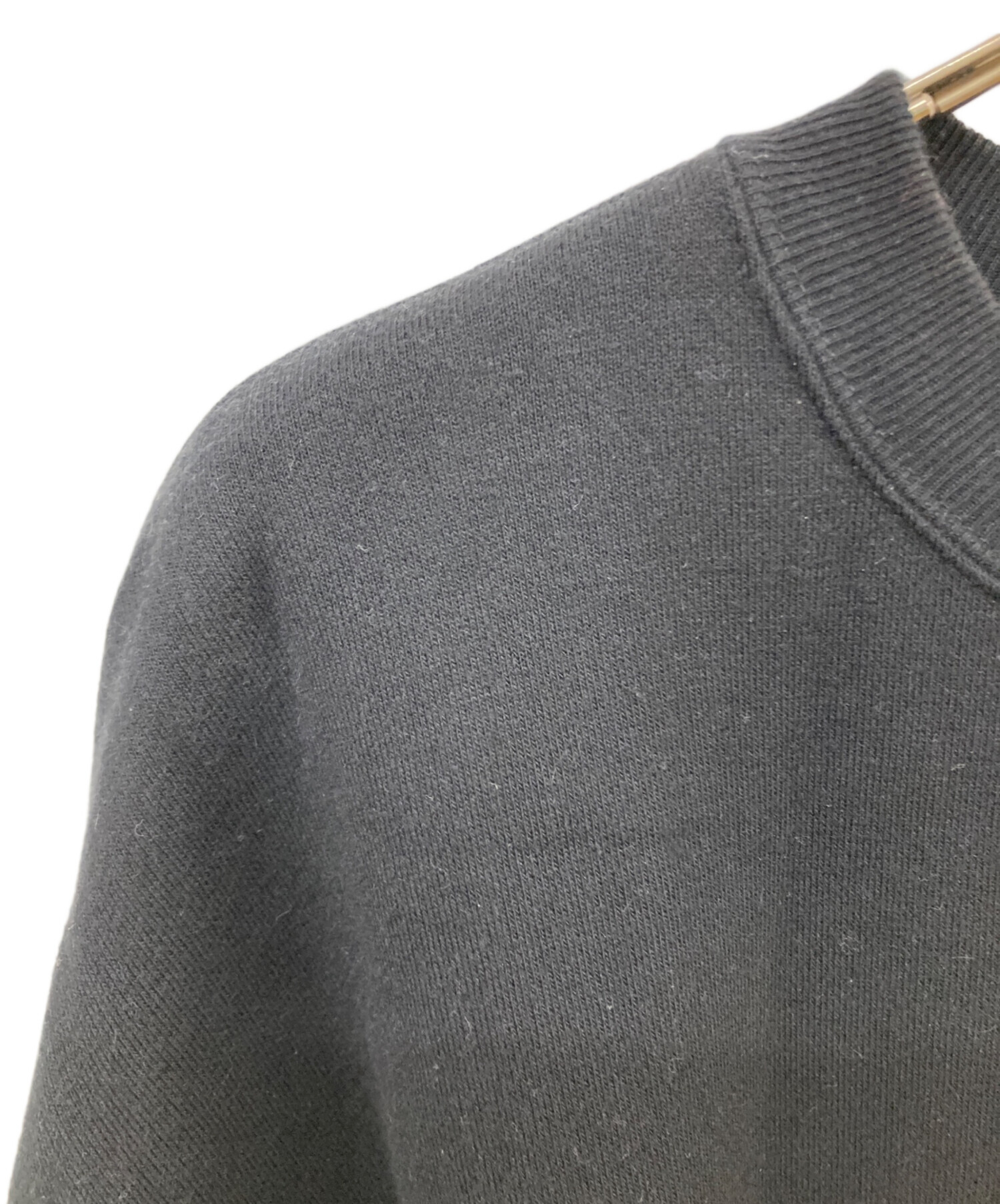 ENNYO スタイリスト私物 MERINO WOOL SWEATER BLACK Int black merino