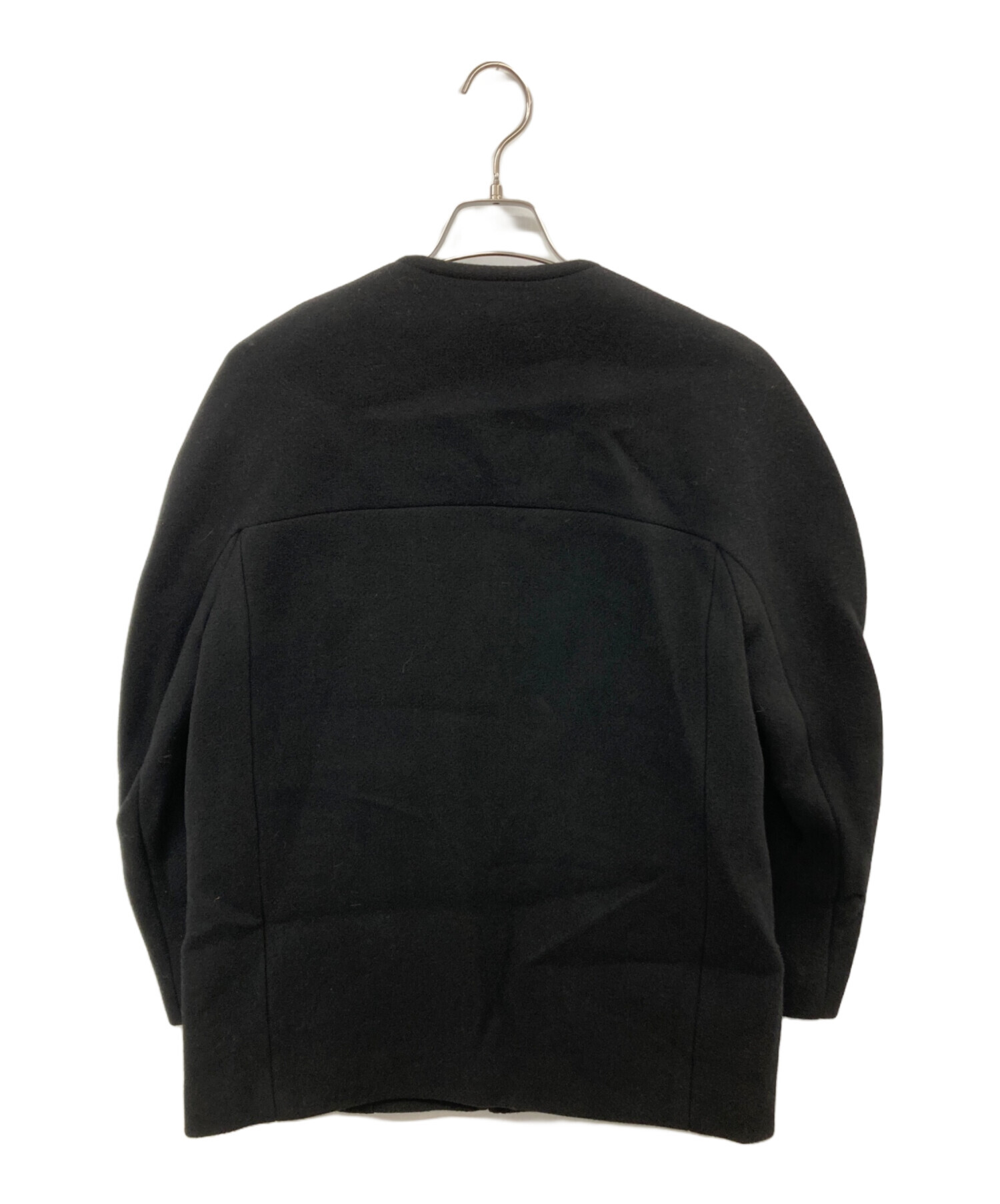 中古・古着通販】Chloe (クロエ) ノーカラージップコート ブラック