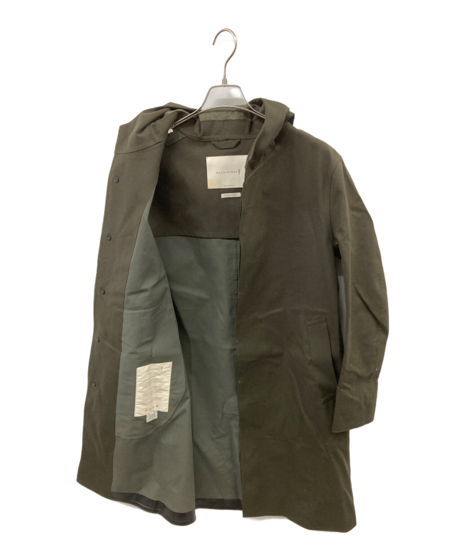 中古・古着通販】MACKINTOSH (マッキントッシュ) ゴム引き フーデッド 