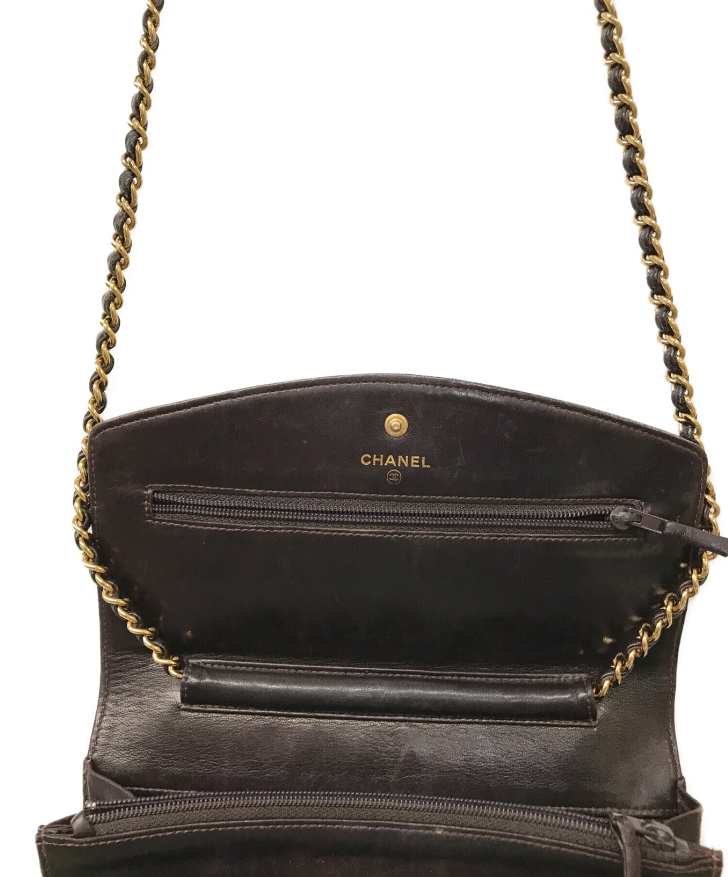 中古・古着通販】CHANEL (シャネル) チェーンウォレットショルダー