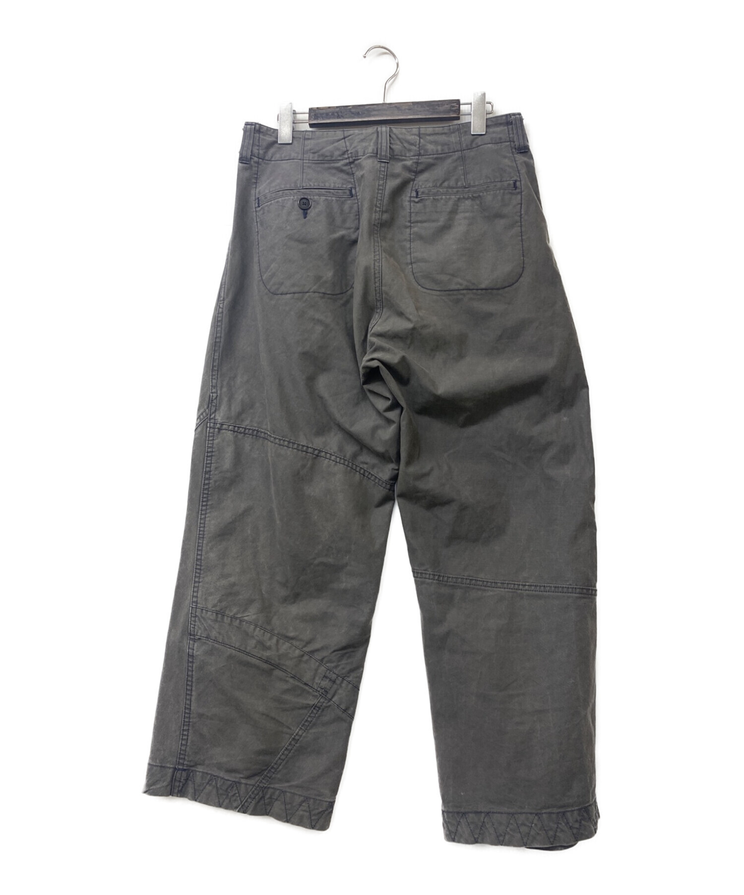 中古・古着通販】KUON (クオン) Military Tent CLOTH Wide Pants 