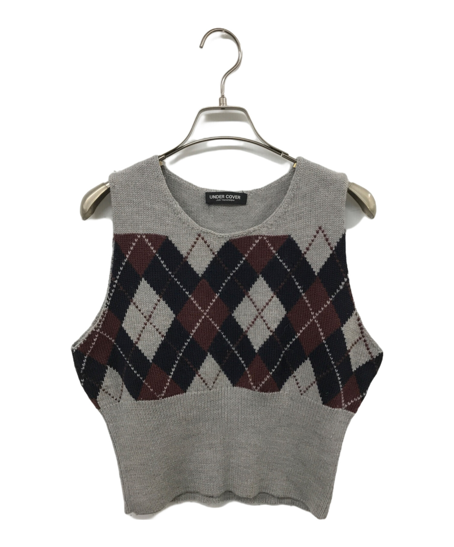 中古・古着通販】UNDERCOVER (アンダーカバー) アーガイルニットベスト