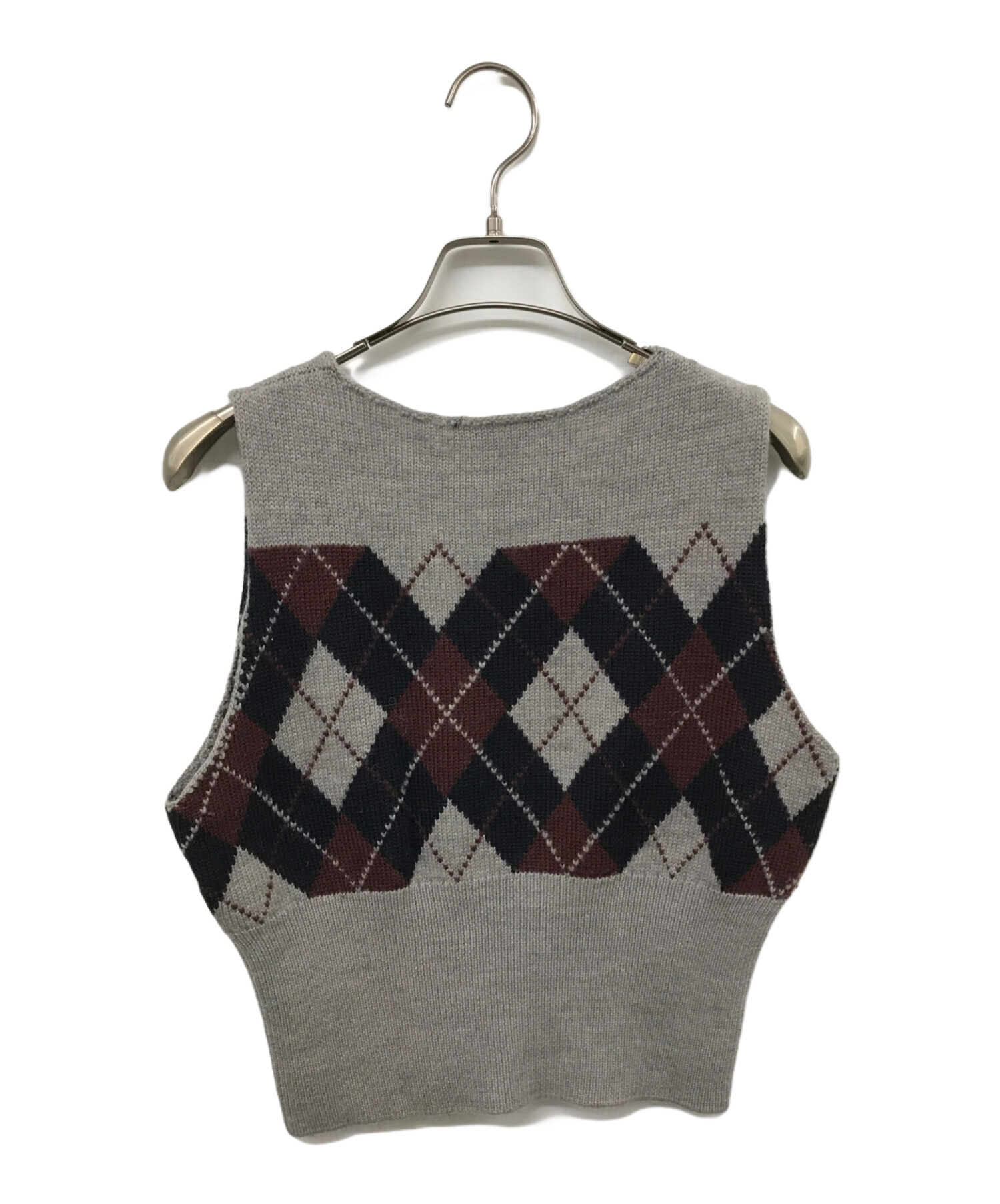 中古・古着通販】UNDERCOVER (アンダーカバー) アーガイルニットベスト