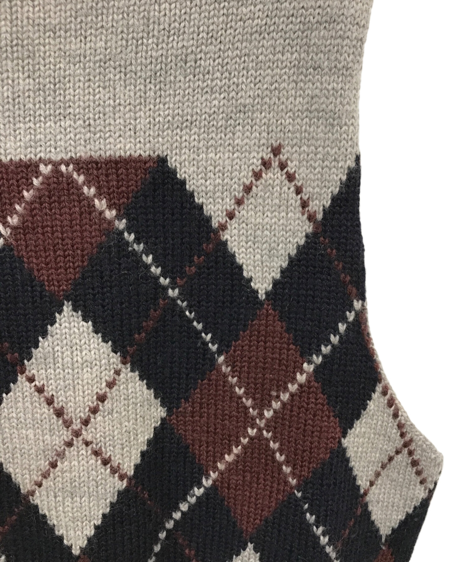 中古・古着通販】UNDERCOVER (アンダーカバー) アーガイルニットベスト