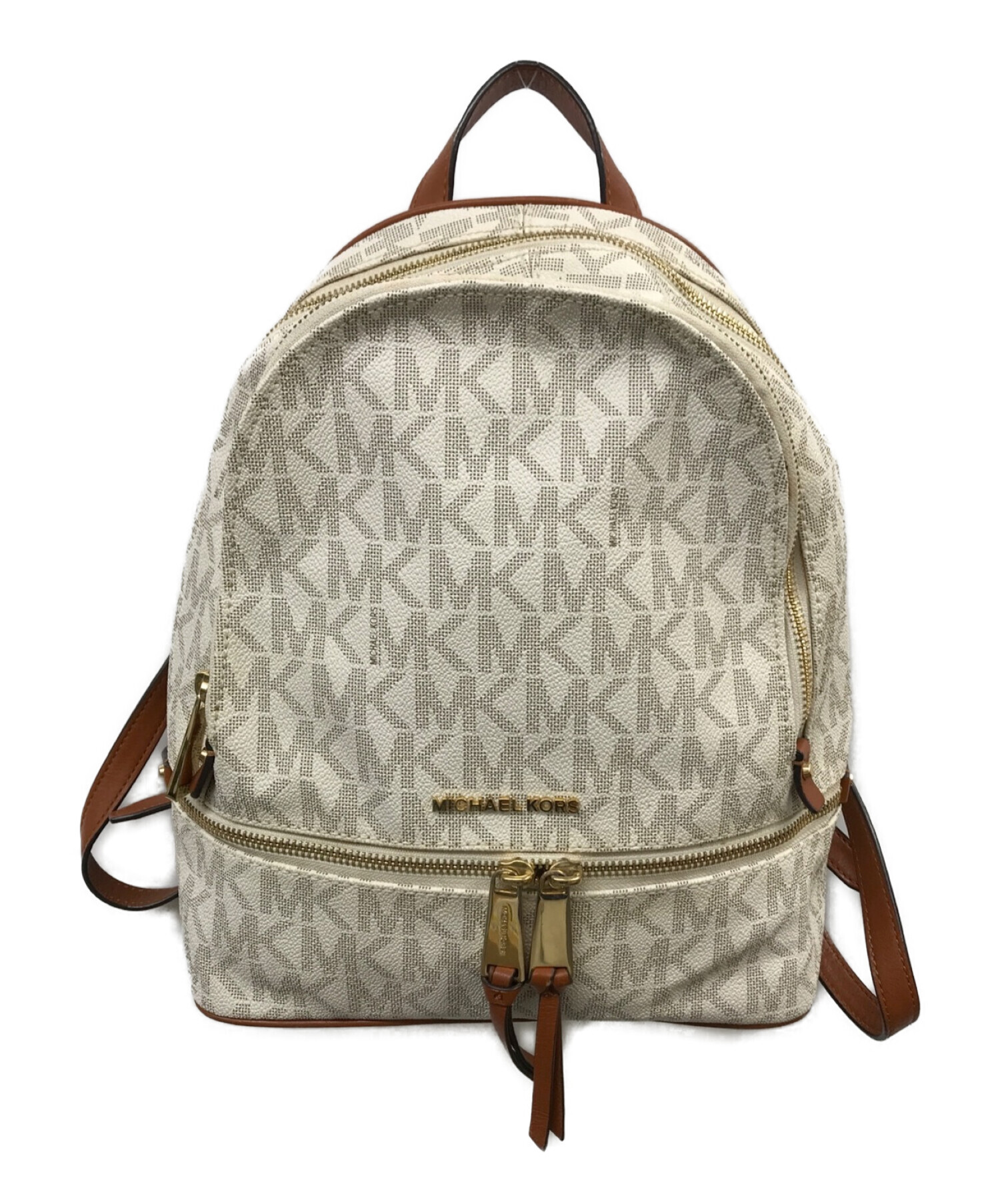 MICHAEL KORS マイケルコース リュック モノグラム レザー MK柄 