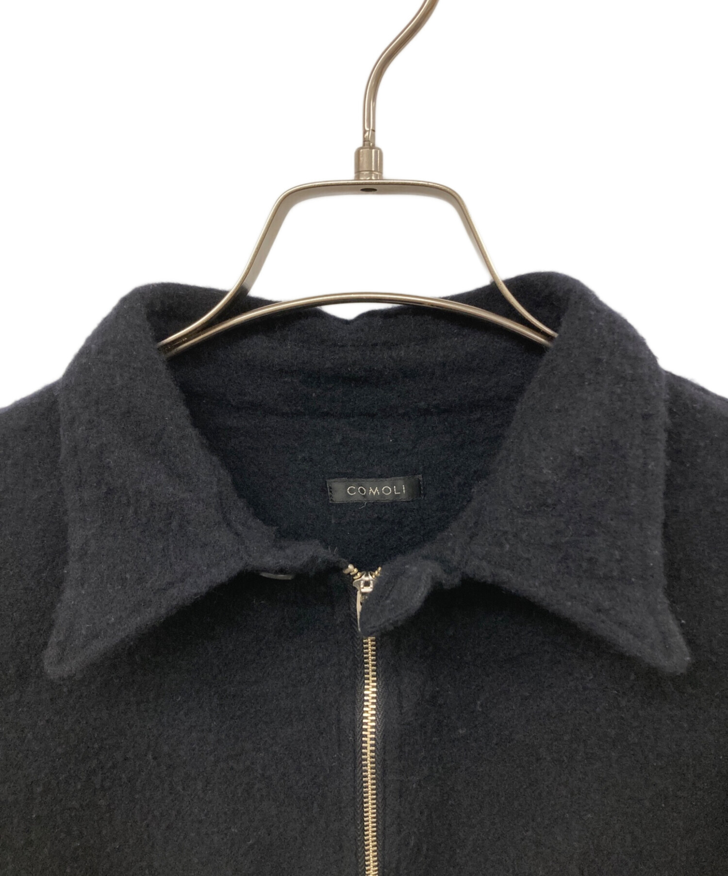 中古・古着通販】COMOLI (コモリ) 23AW 縮絨ウール ハーフジップ