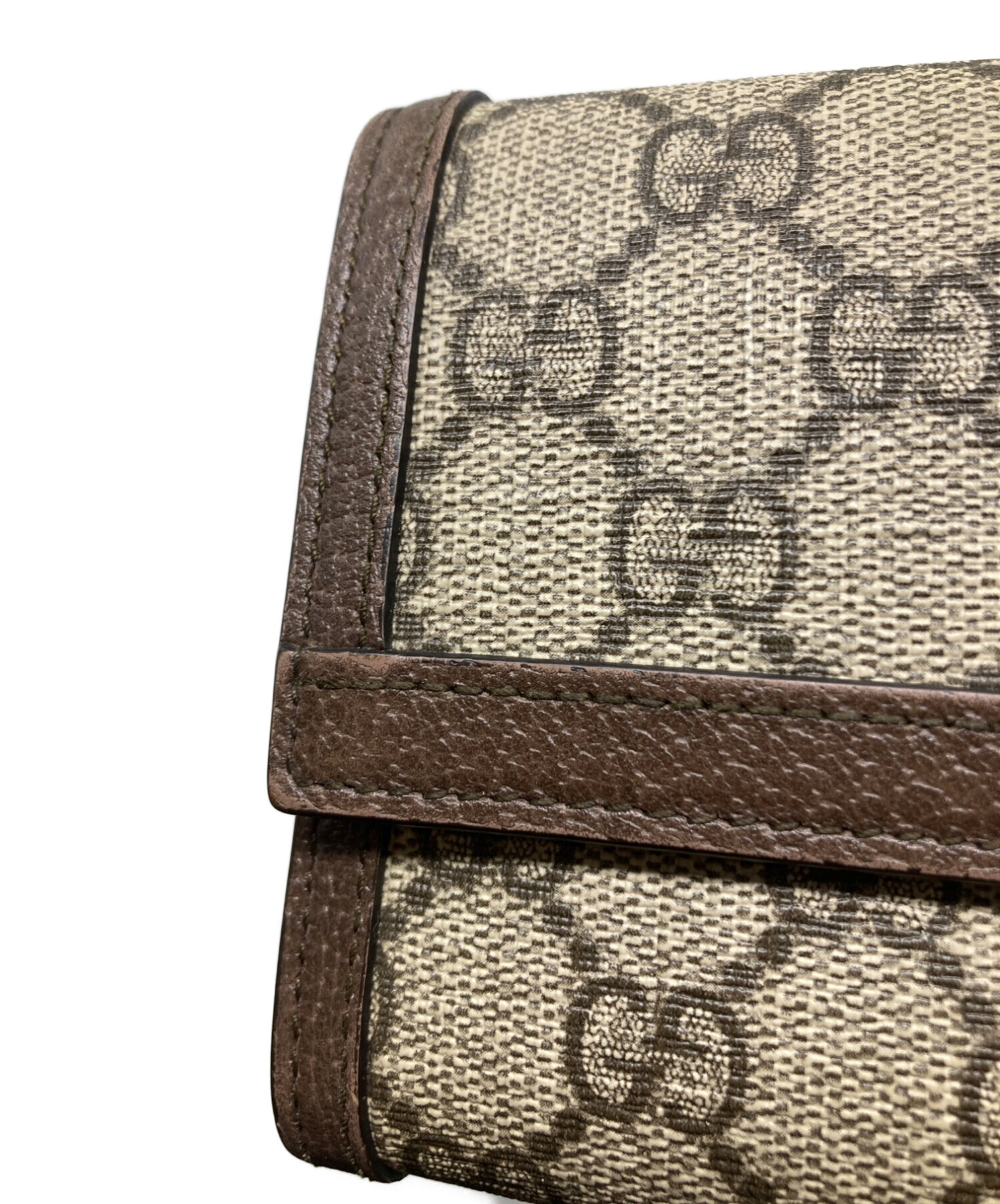 中古・古着通販】GUCCI (グッチ) GG コンチネンタルウォレット 長財布 