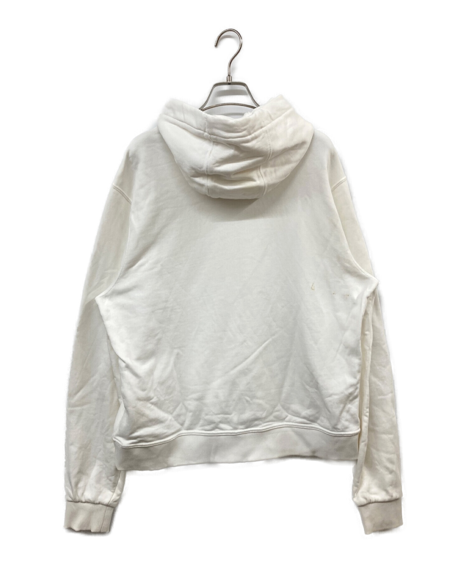 【美品☆大人気】バーバリー フルジップパーカー TBロゴ 刺繍 ホワイト 現行 中古・古着通販】BURBERRY (バーバリー) TBロゴパーカー ホワイト