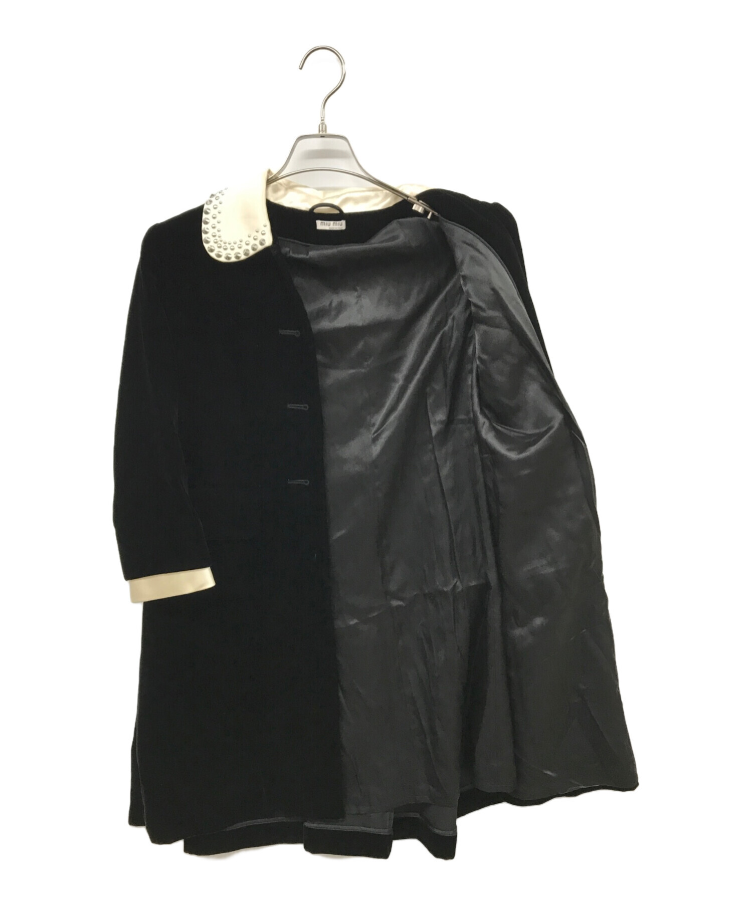 中古・古着通販】MIU MIU (ミュウミュウ) 21AW ベルベットコート