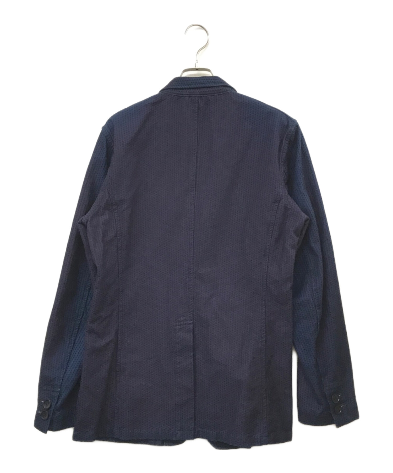 ブルーブルー　BLUE BLUE ダークネイビー ジャケット　サイズ4 中古・古着通販】BLUE BLUE (ブルーブルー) 刺し子藍染2Bジャケット