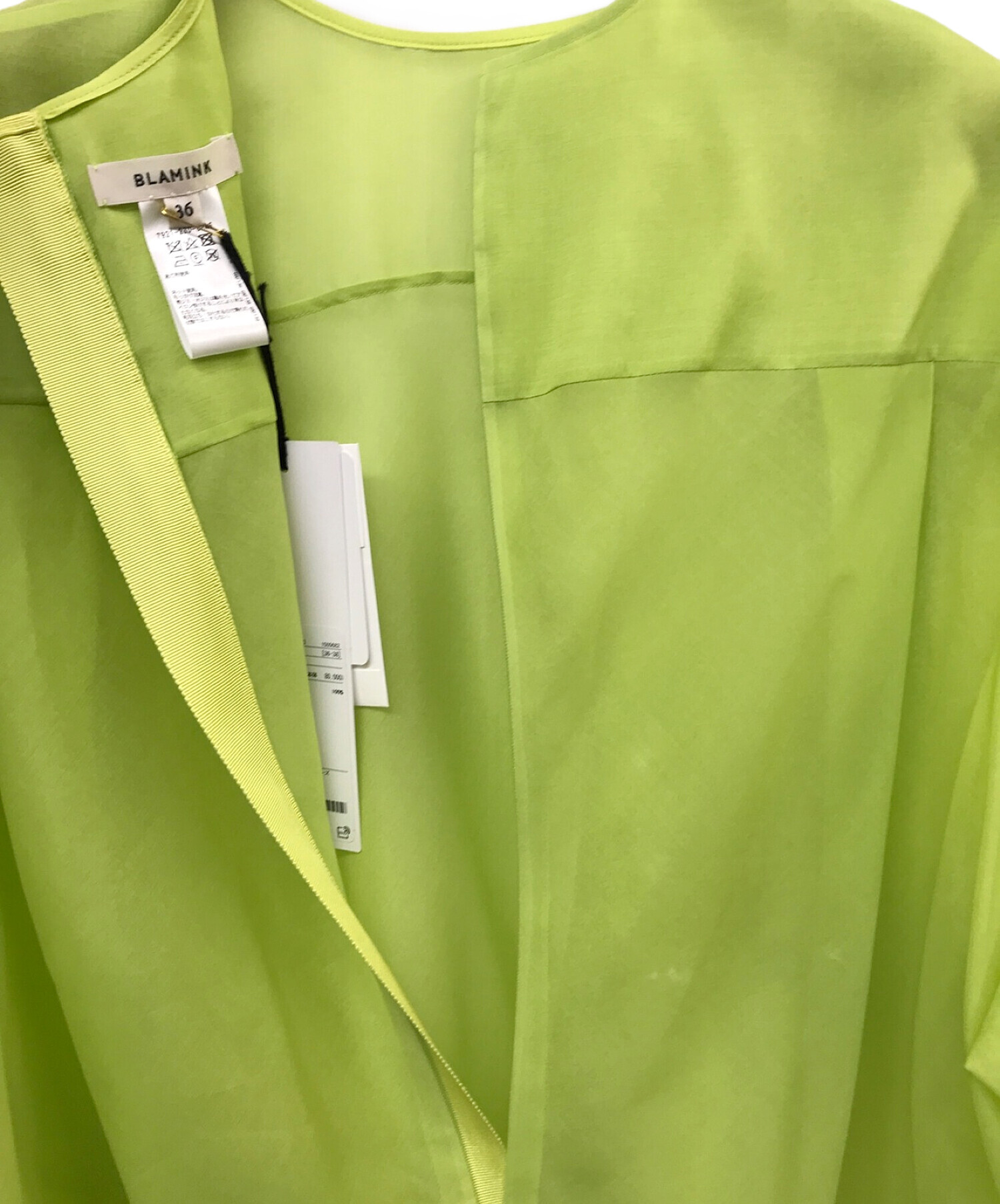 中古・古着通販】BLAMINK (ブラミンク) シルククルーネックロング 