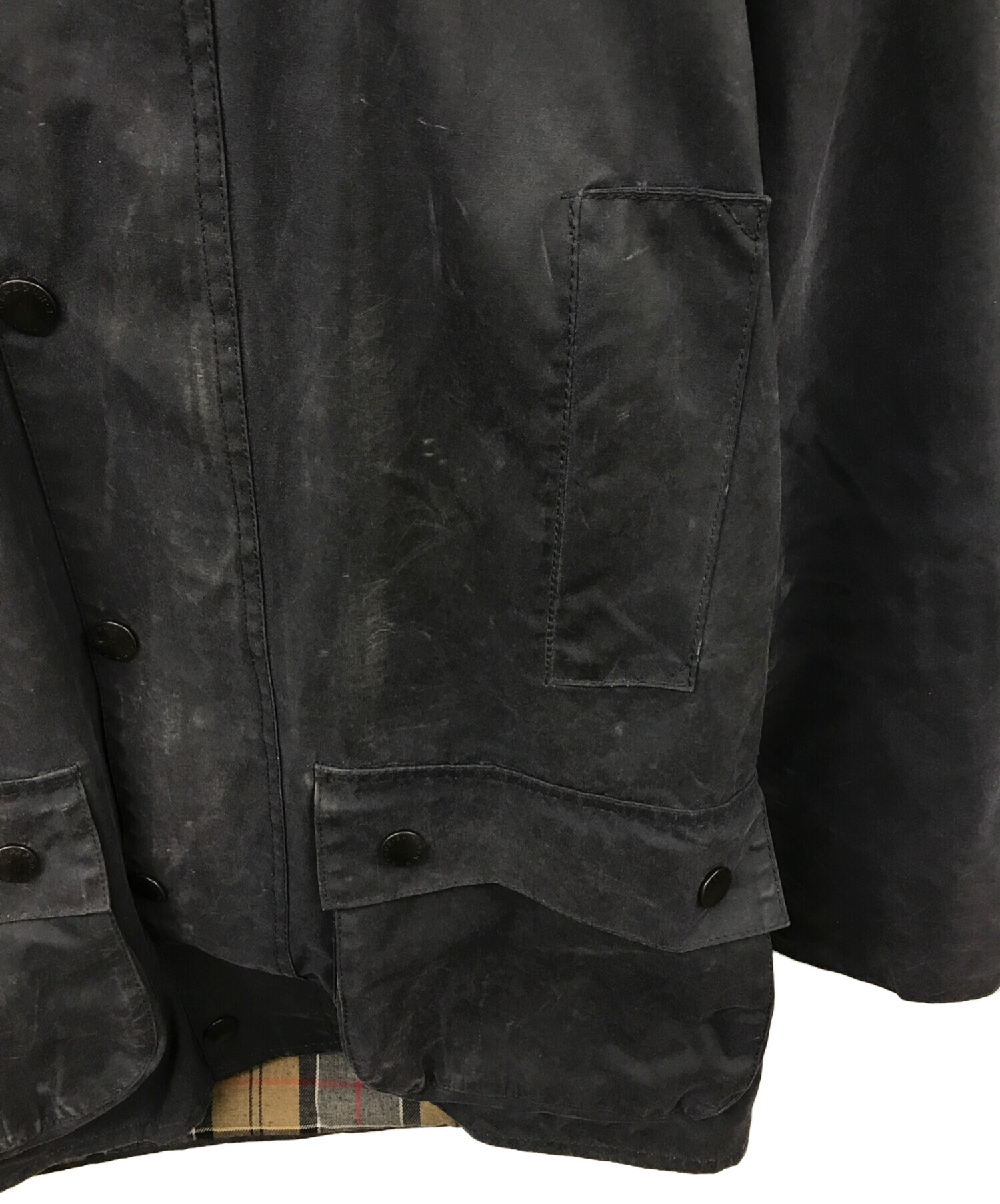 中古・古着通販】Barbour (バブアー) SL BEAUFORT JACKET ネイビー 