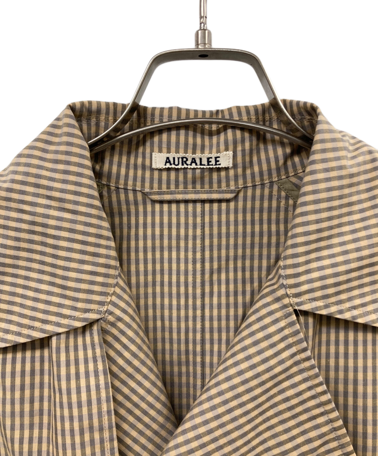中古・古着通販】AURALEE (オーラリー) FINX WEATHER CLOTH CHECK BIG